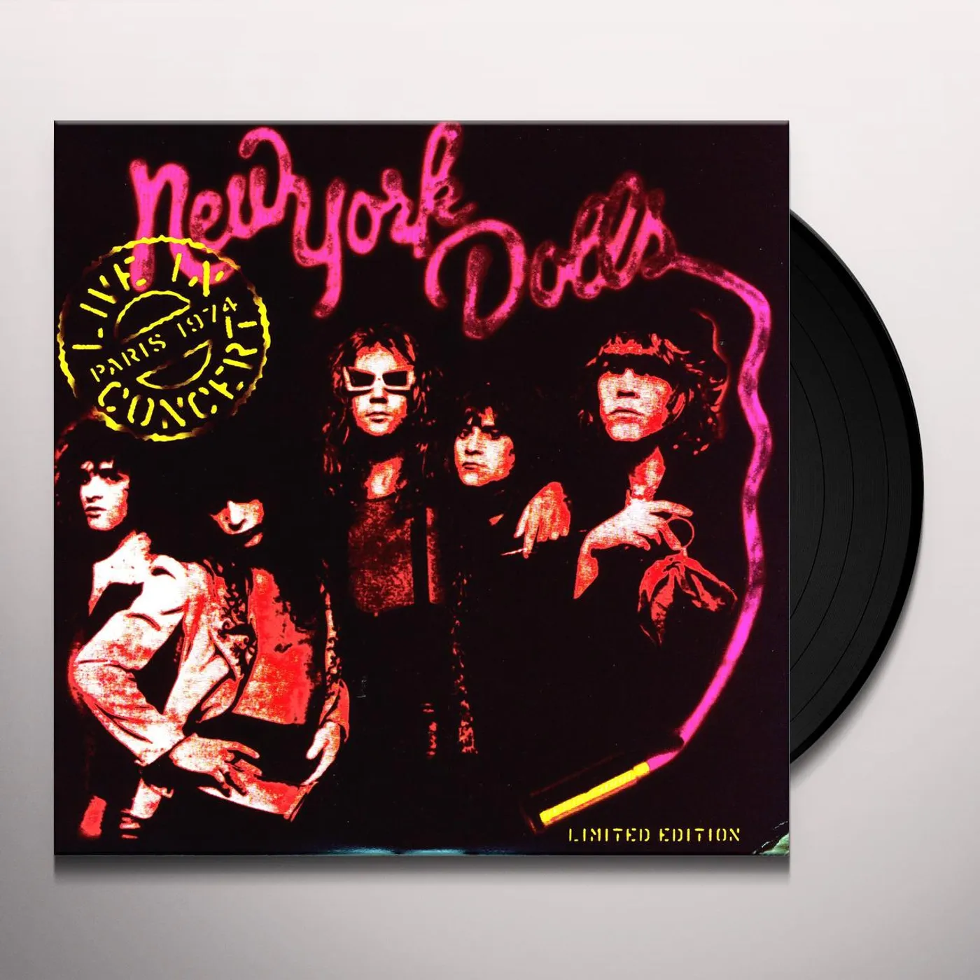 New York Dolls LIVE IN PARIS Vinyl Record