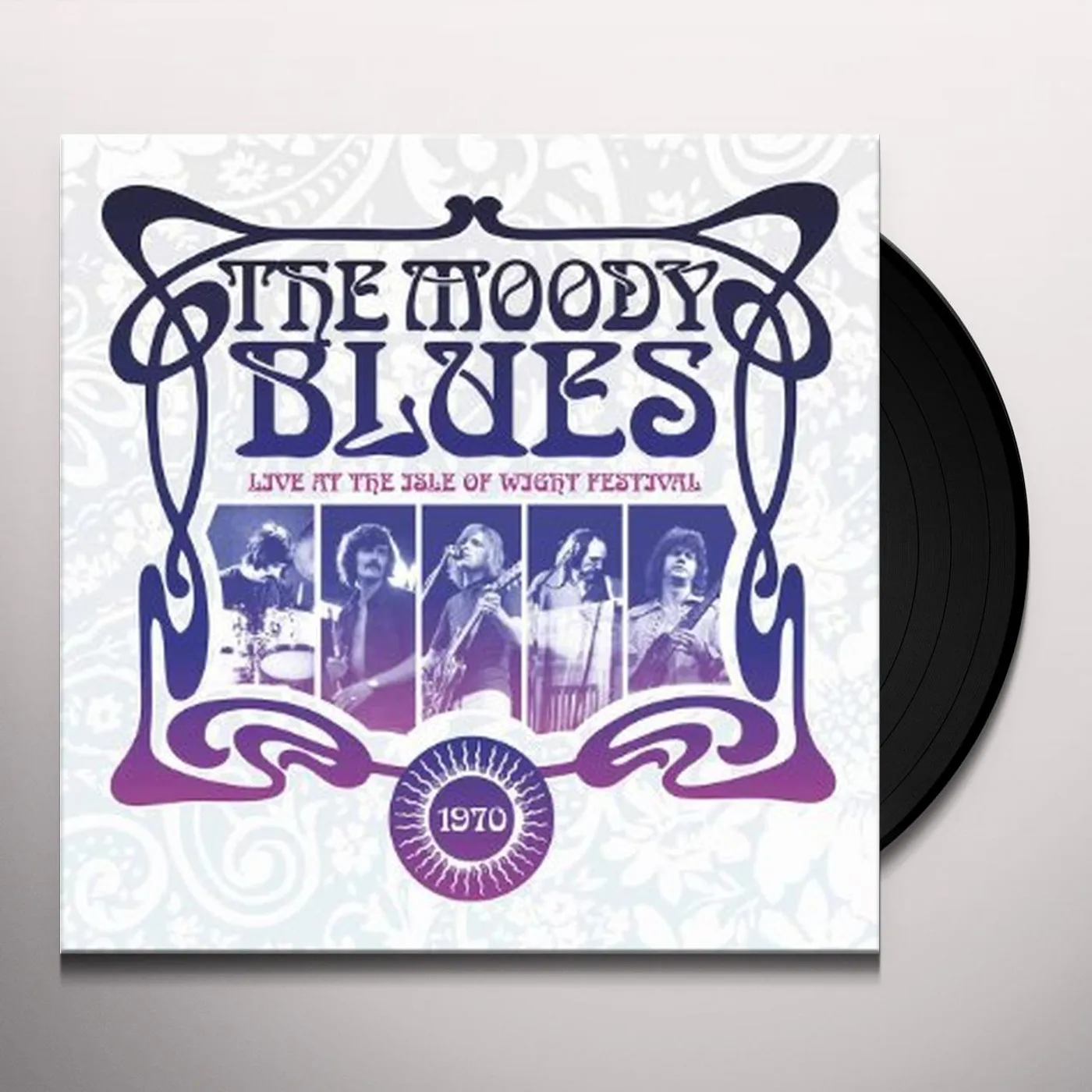 The Moody Blues LIVE AT THE ISLE OF WIGHT 1970 Vinyl Record
