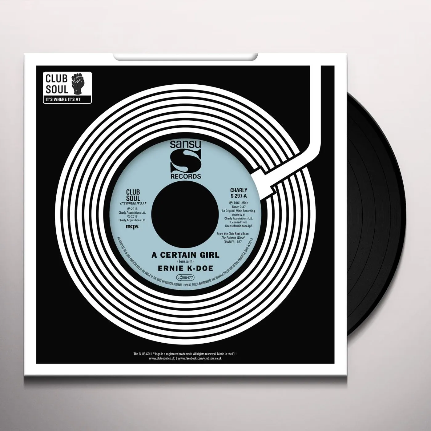 Ernie K-Doe CERTAIN GIRL / HERE COME THE GIRLS Vinyl Record