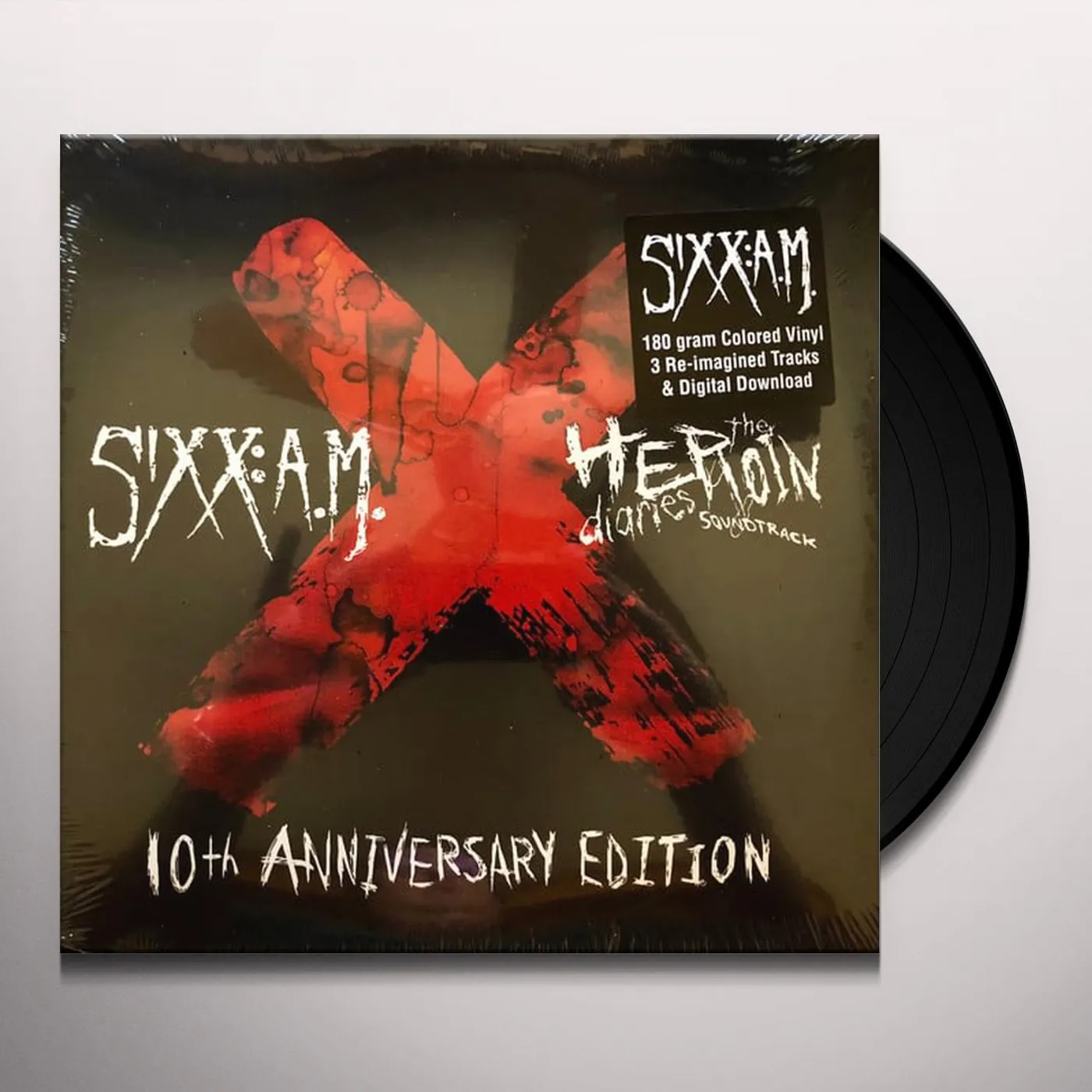 Sixx:A.M. Heroin Diaries Soundtrack: 10th Anniversary Edition Vinyl Record