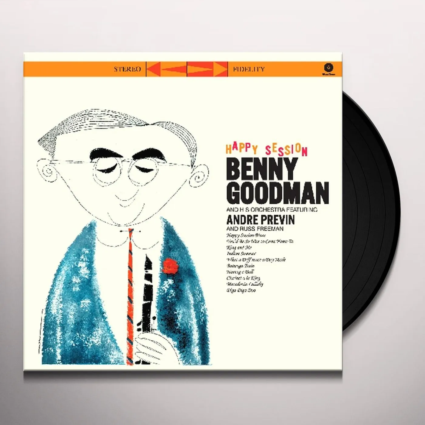 Benny Goodman HAPPY SESSION (BONUS TRACK) Vinyl Record - 180 Gram Pressing