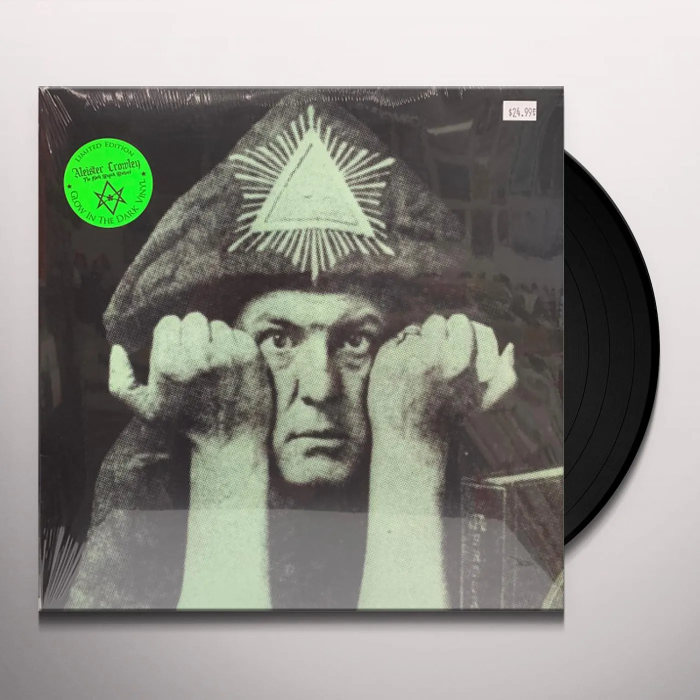 Aleister Crowley BLACK MAGICK MASTERS (GLOW-IN-THE-DARK VINYL) Vinyl Record