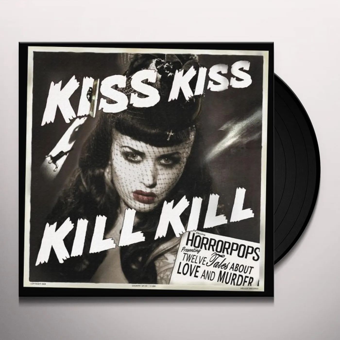 Horrorpops Kiss Kiss Kill Kill Vinyl Record