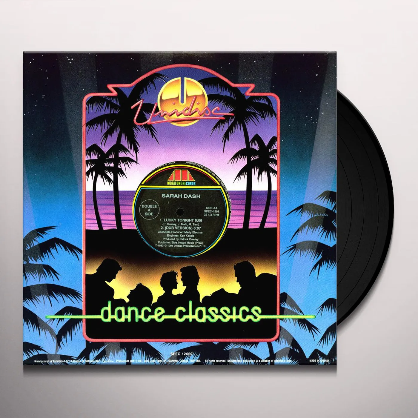 Sarah Dash Low Down Dirty Rhythm Vinyl Record