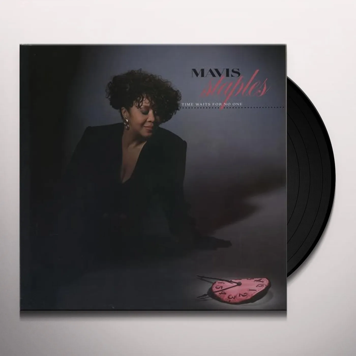 Mavis Staples TIME WAITS FOR NO ONE Vinyl Record - Sweden Release