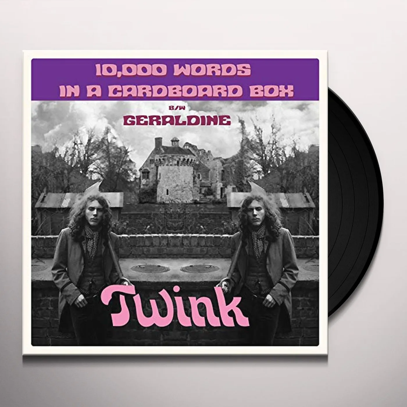 Twink 10 000 WORDS IN A CARDBOARD BOX Vinyl Record