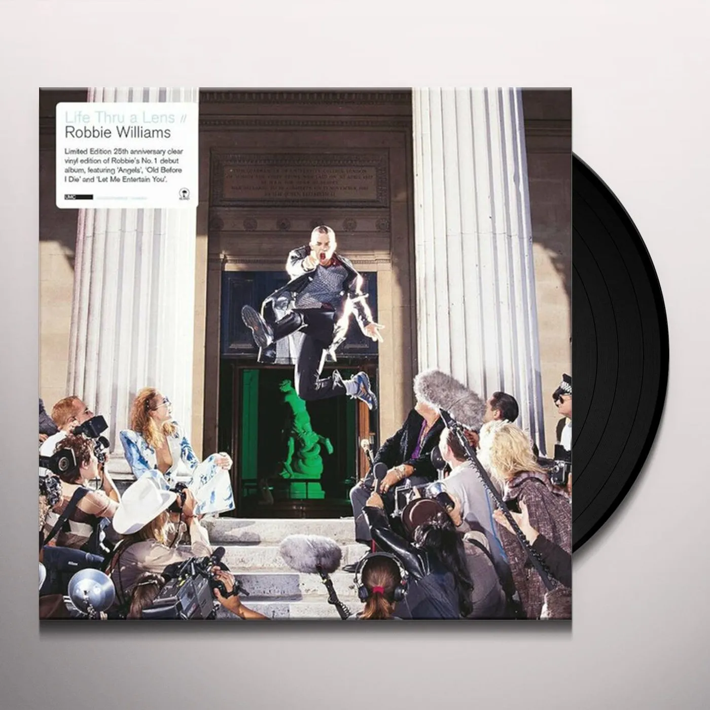 Robbie Williams LIFE THRU A LENS (CLEAR VINYL) Vinyl Record