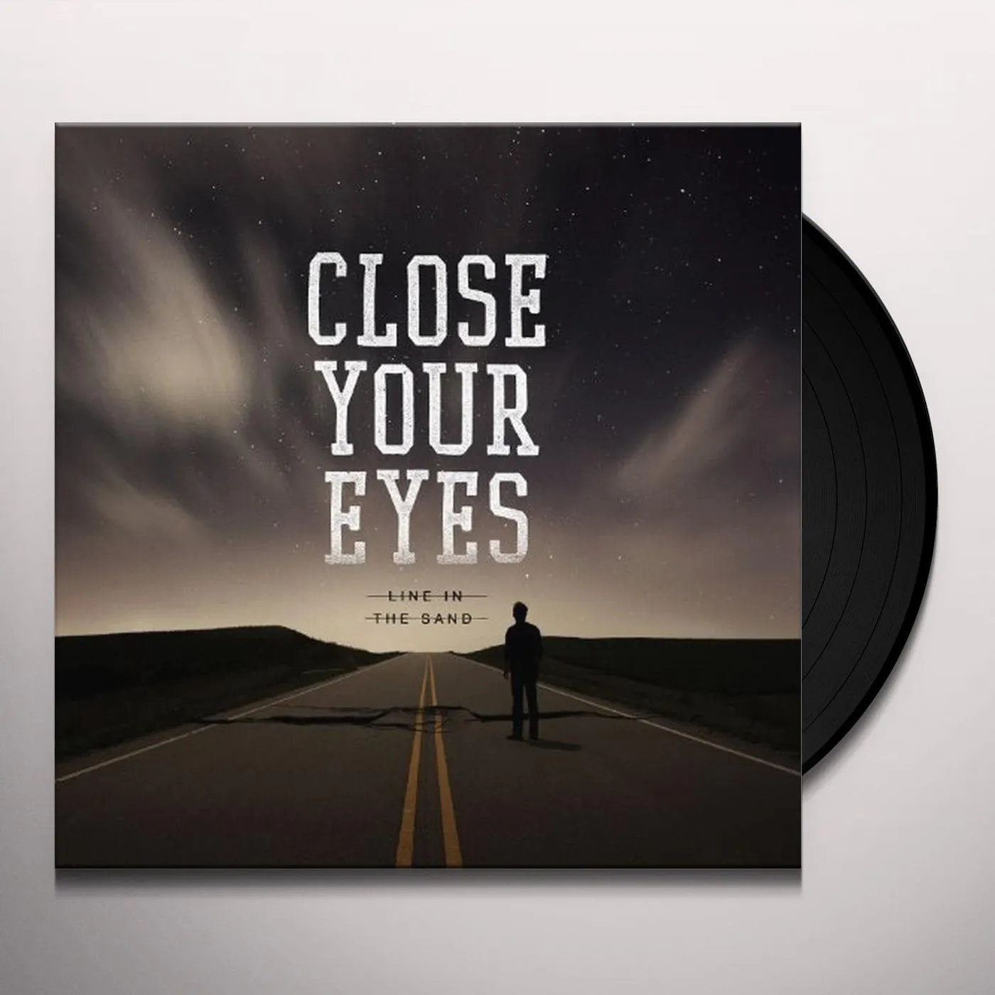 Close Your Eyes Line in the Sand Vinyl Record