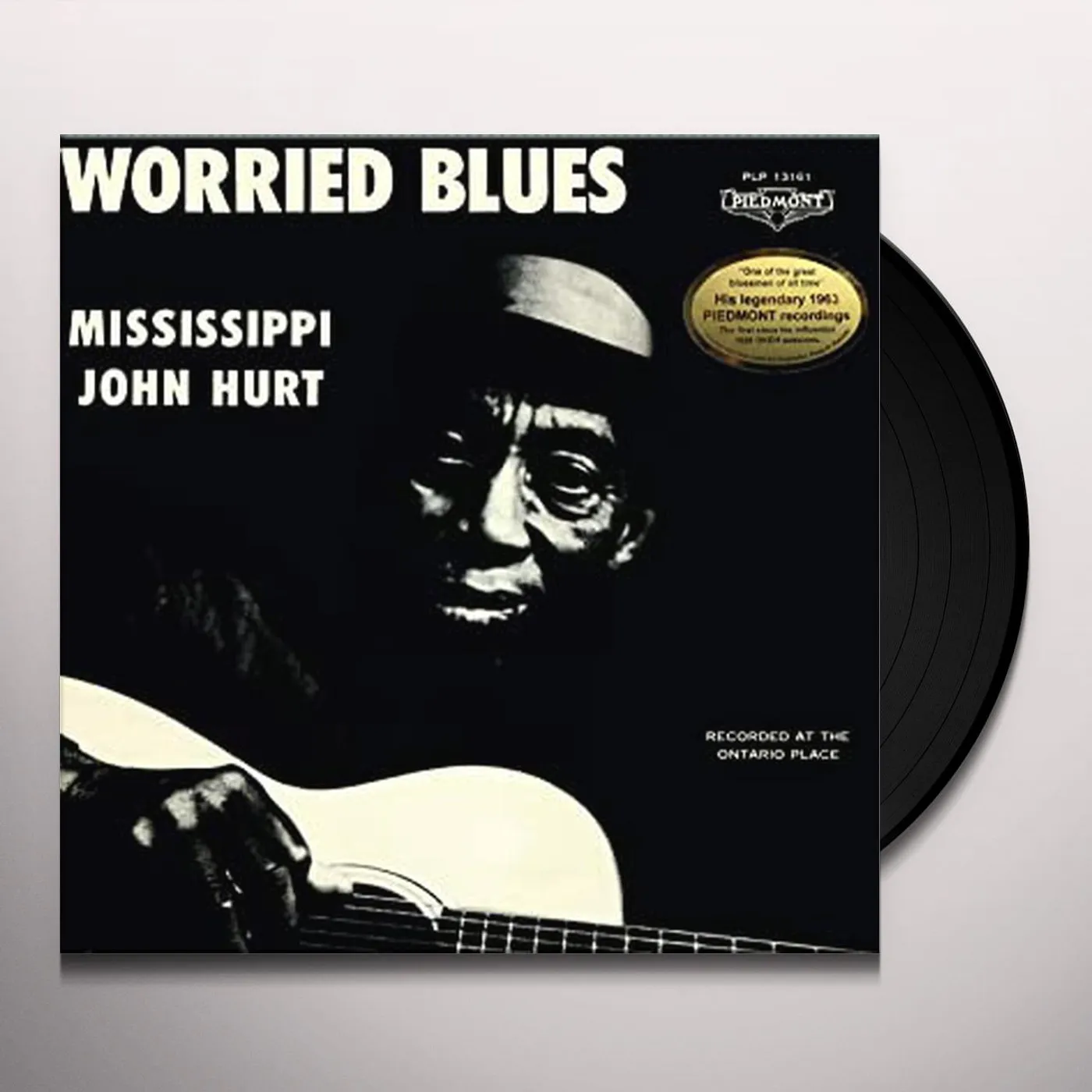 Mississippi John Hurt WORRIED BLUES Vinyl Record