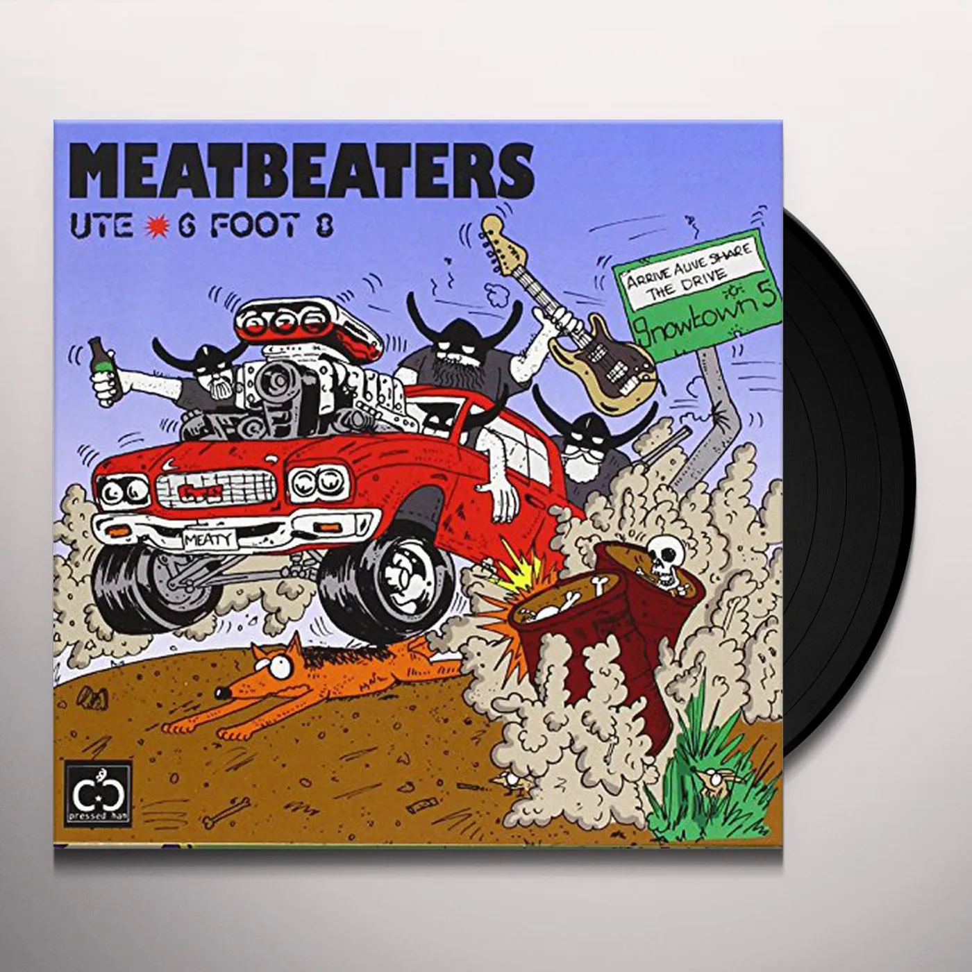 The Veebees SPLIT WITH MEATBEATERS Vinyl Record