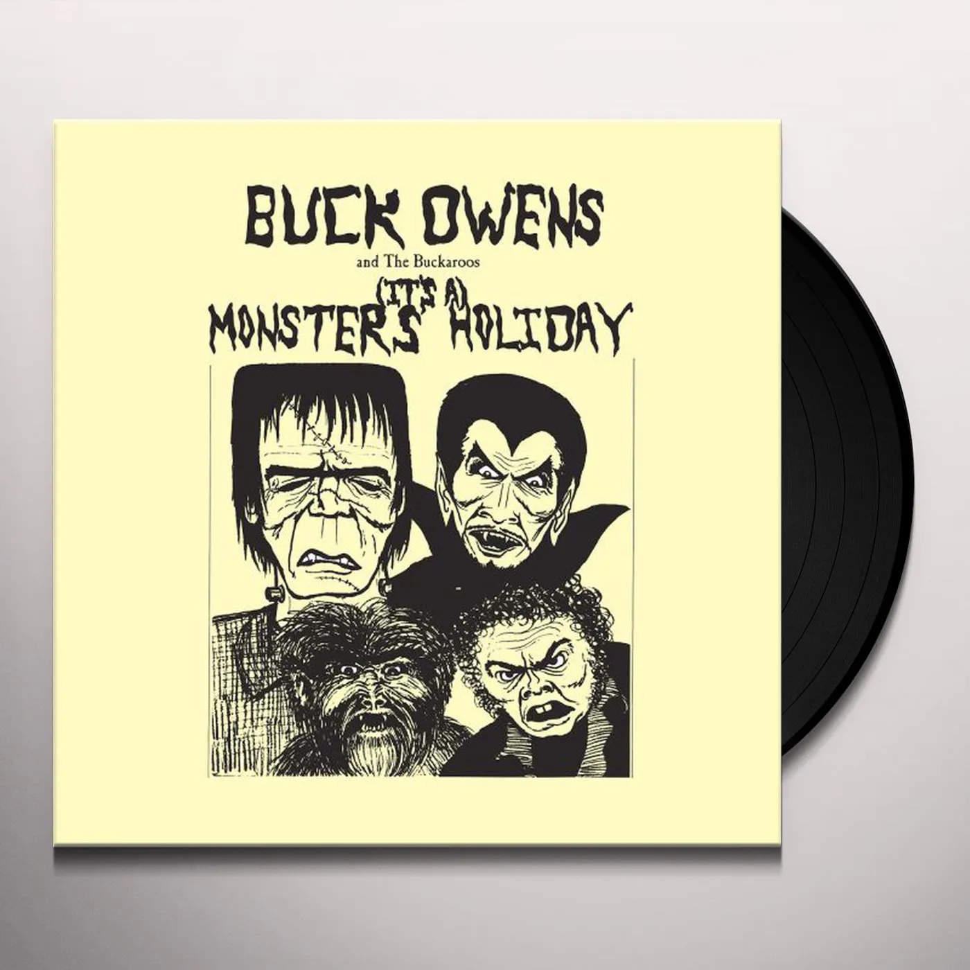 Buck Owens (It's A) Monsters' Holiday Vinyl Record