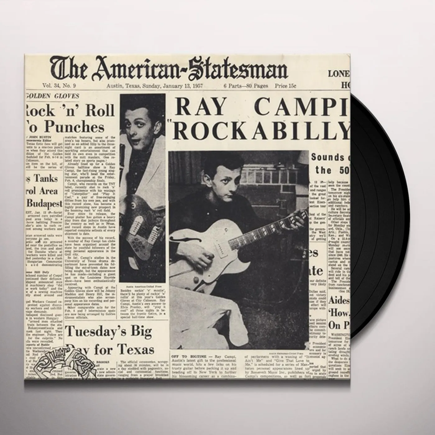 Ray Campi ROCKABILLY Vinyl Record