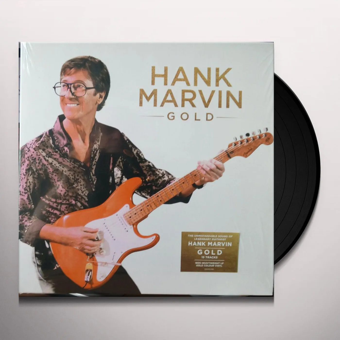 Hank Marvin Gold Vinyl Record