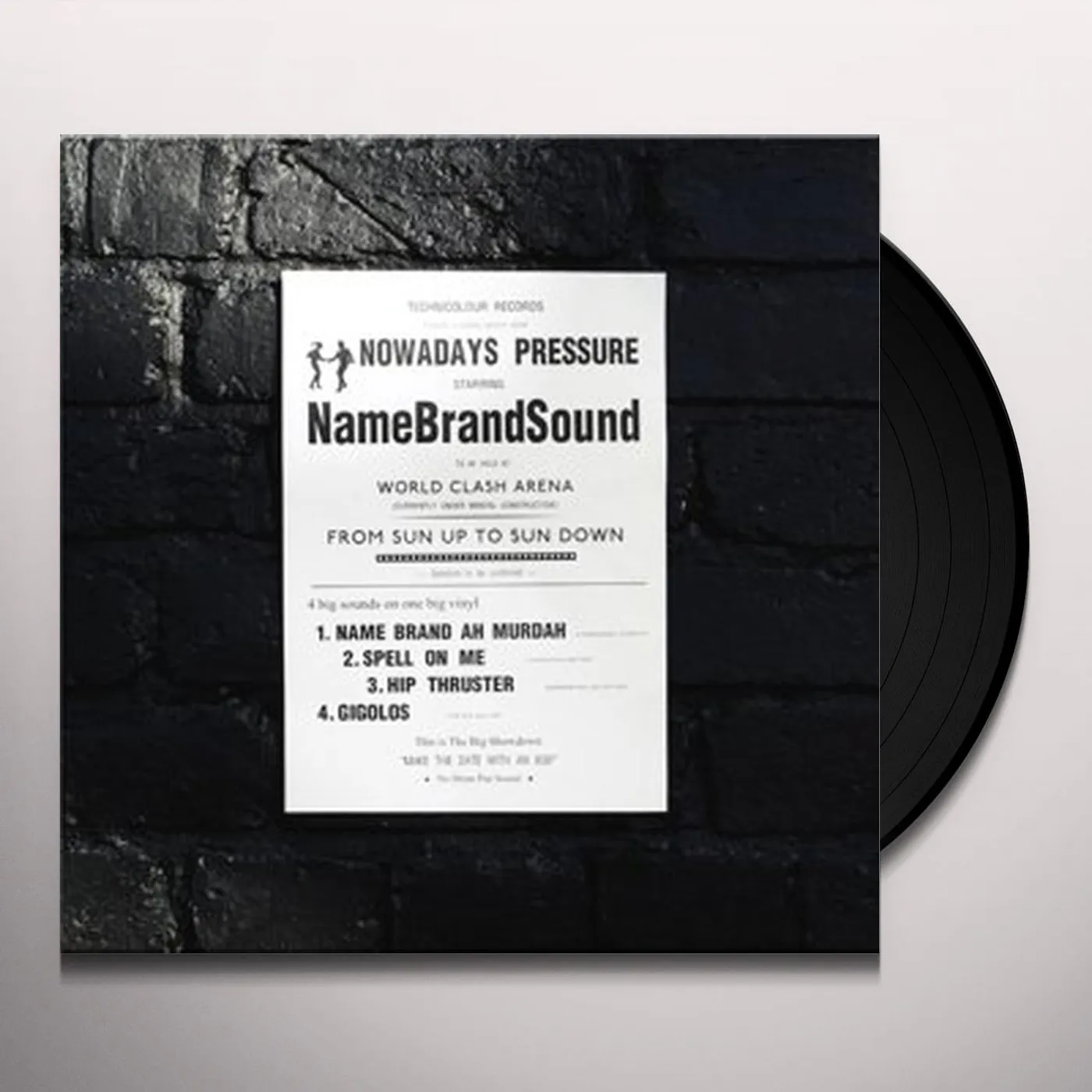 Name Brand Sound Nowadays Pressure Vinyl Record