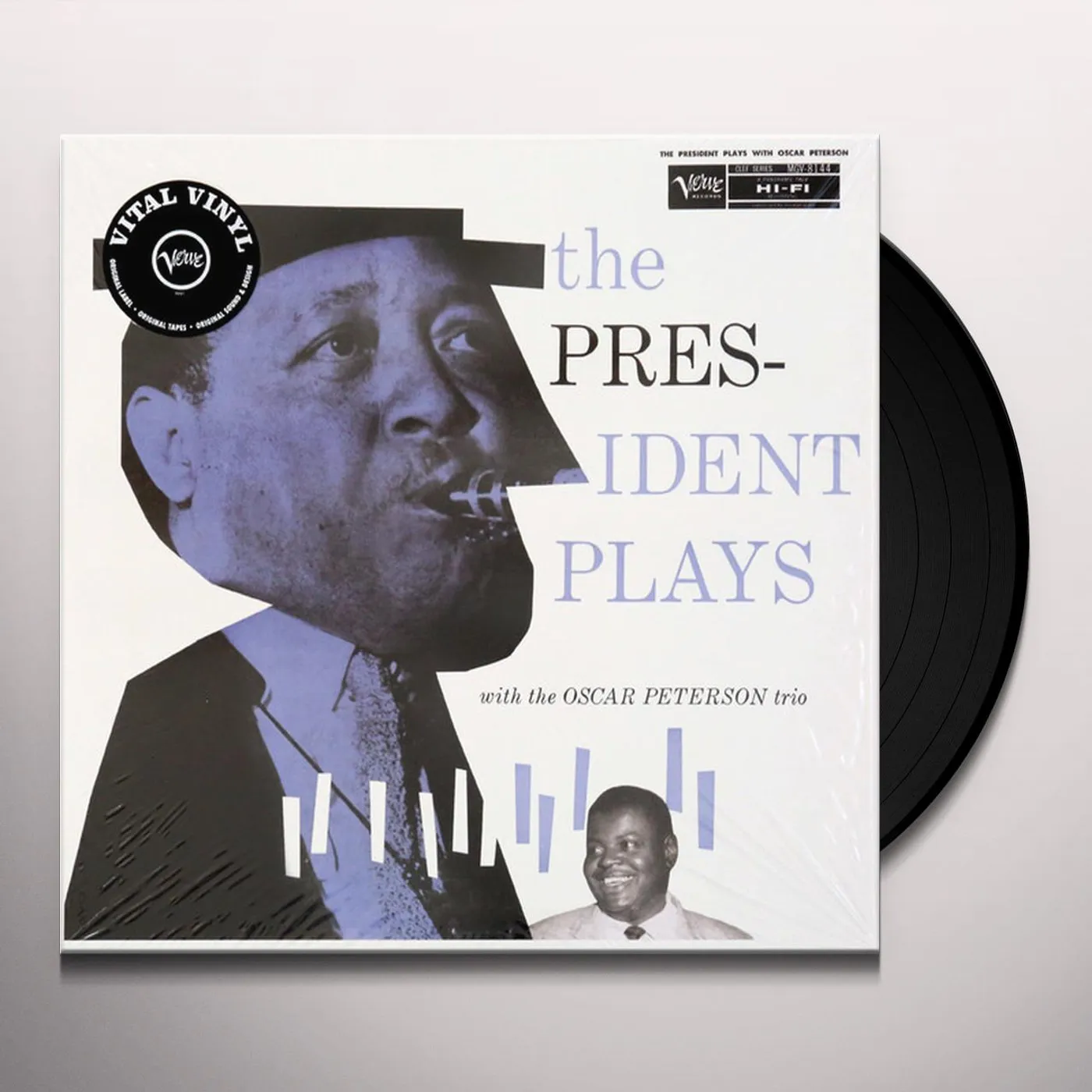 Lester Young PRESIDENT PLAYS WITH THE OSCAR PETERSON TRIO Vinyl Record