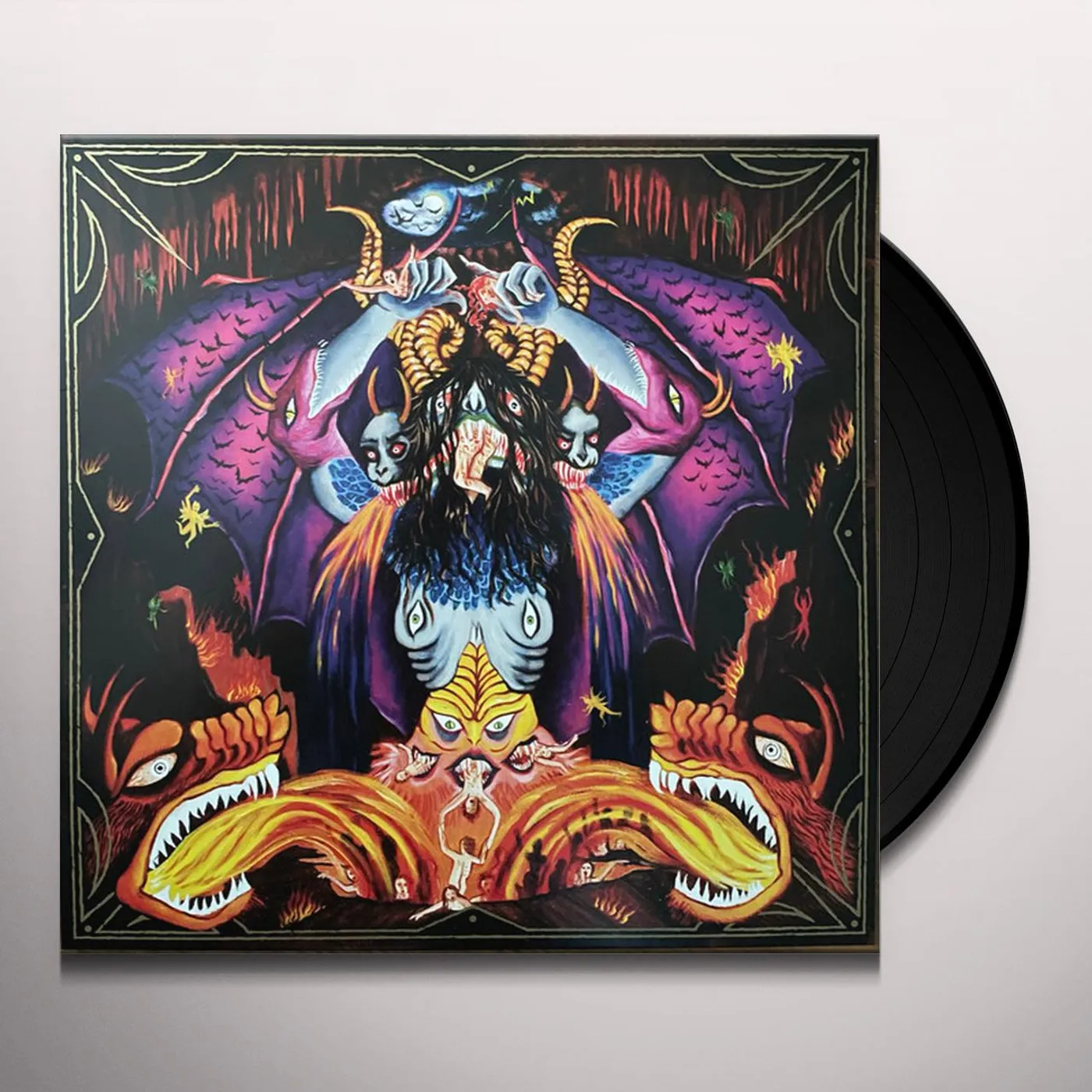 Devil Master SATAN SPITS ON CHILDREN OF LIGHT Vinyl Record