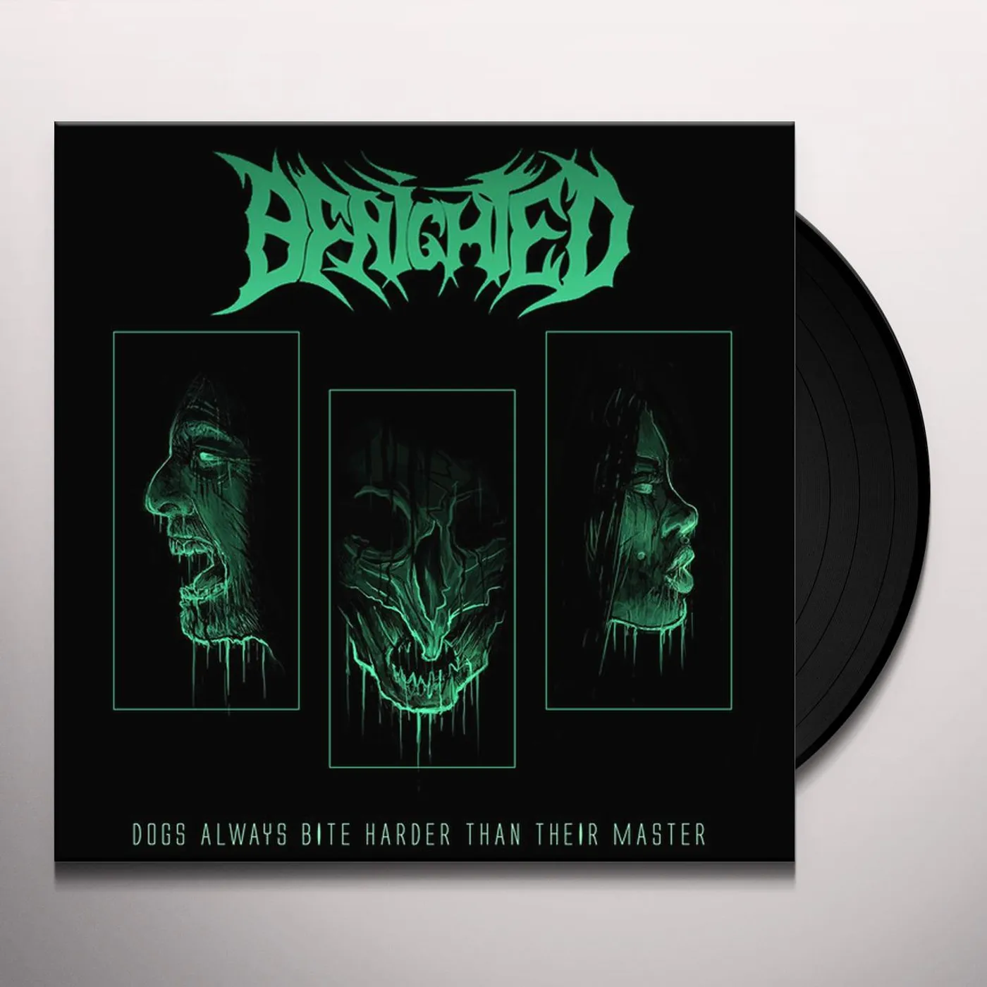 Benighted DOGS ALWAYS BITE HARDER THAN THEIR MASTER (GLOW IN THE DARK VINYL) Vinyl Record
