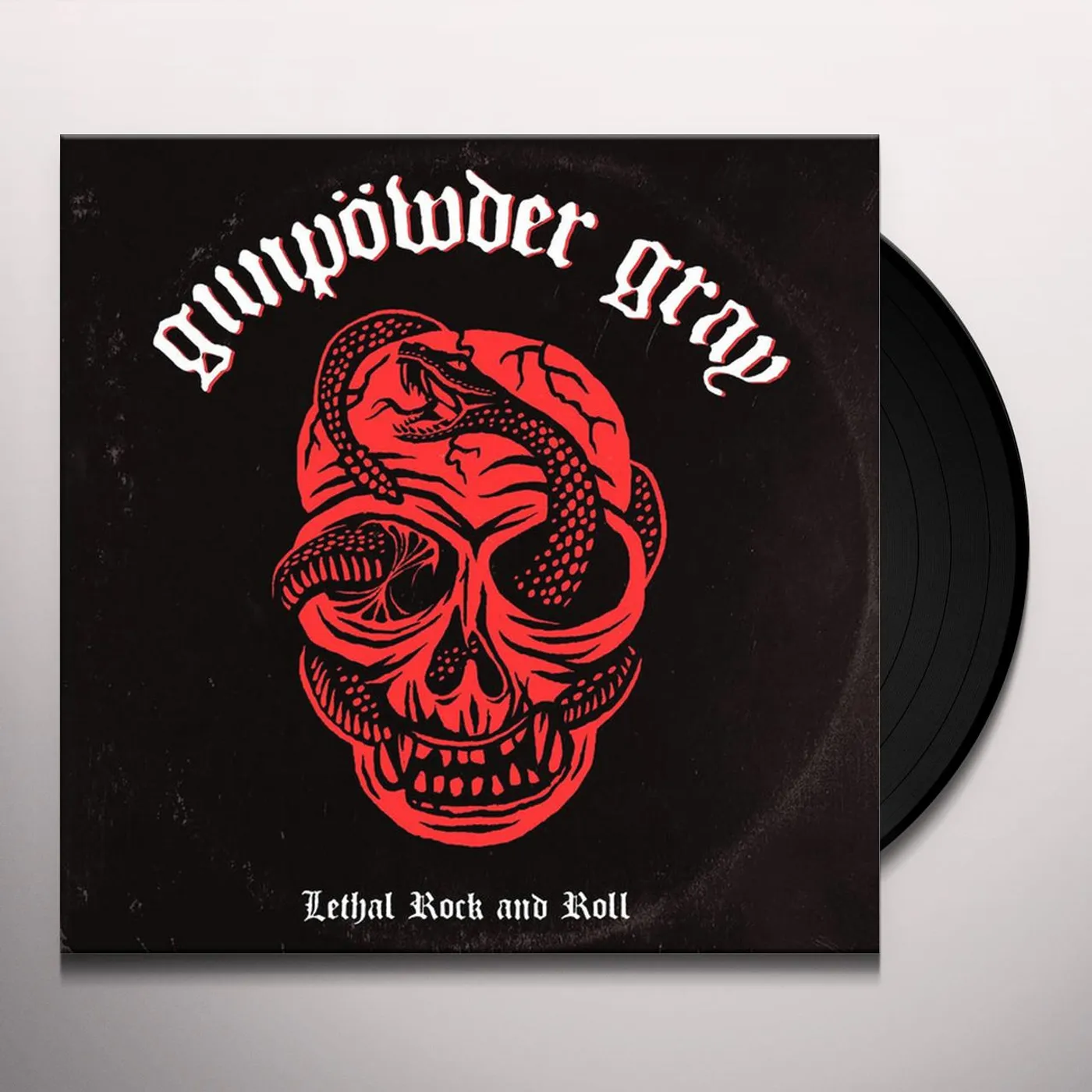 Gunpowder Gray Lethal Rock and Roll Vinyl Record