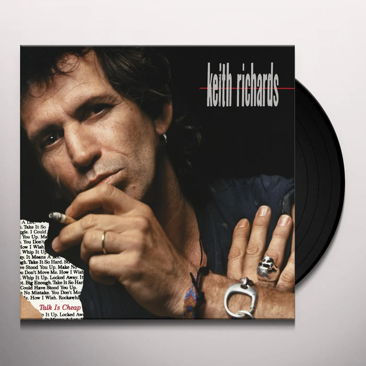 Keith Richards Talk Is Cheap Vinyl Record