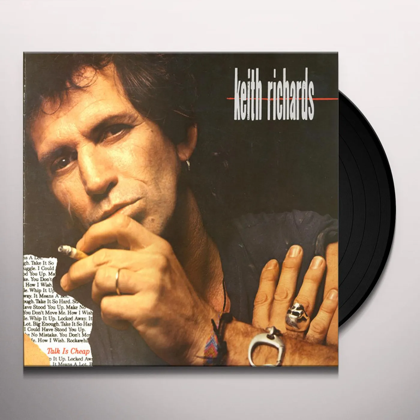Keith Richards Talk Is Cheap Vinyl Record