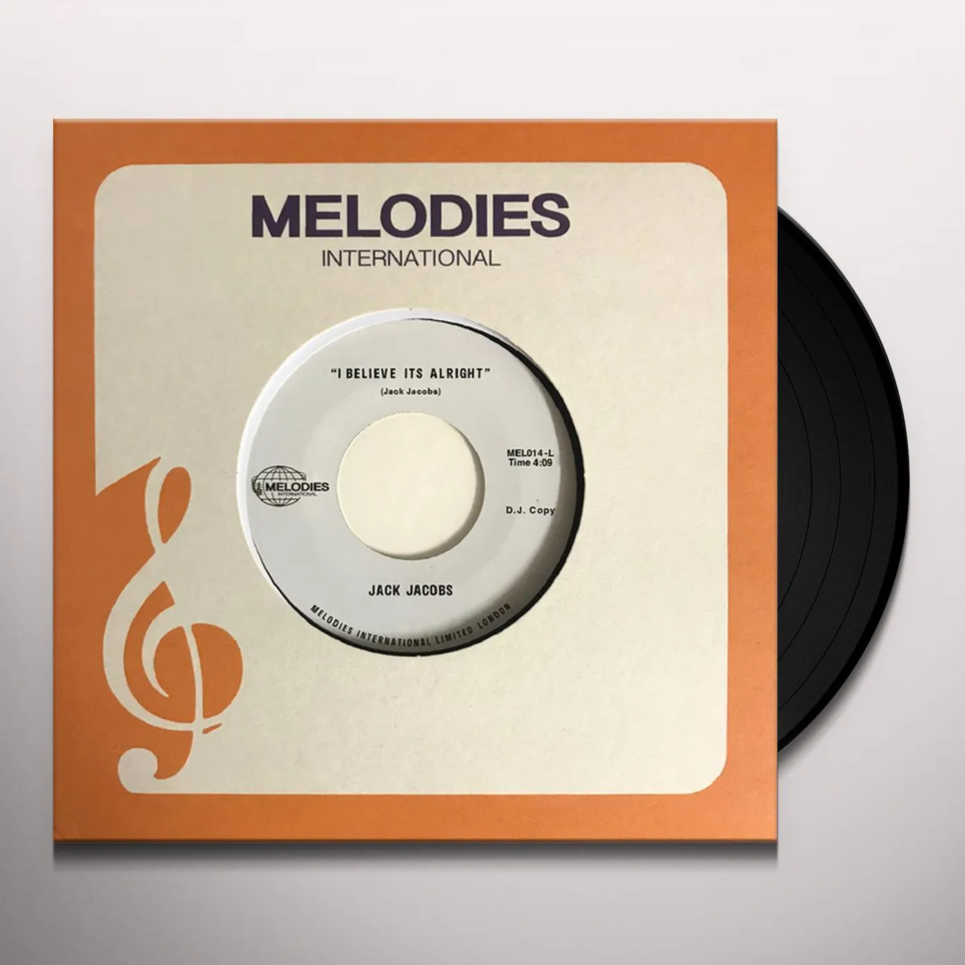 Jack Jacobs I Believe It's Alright Vinyl Record