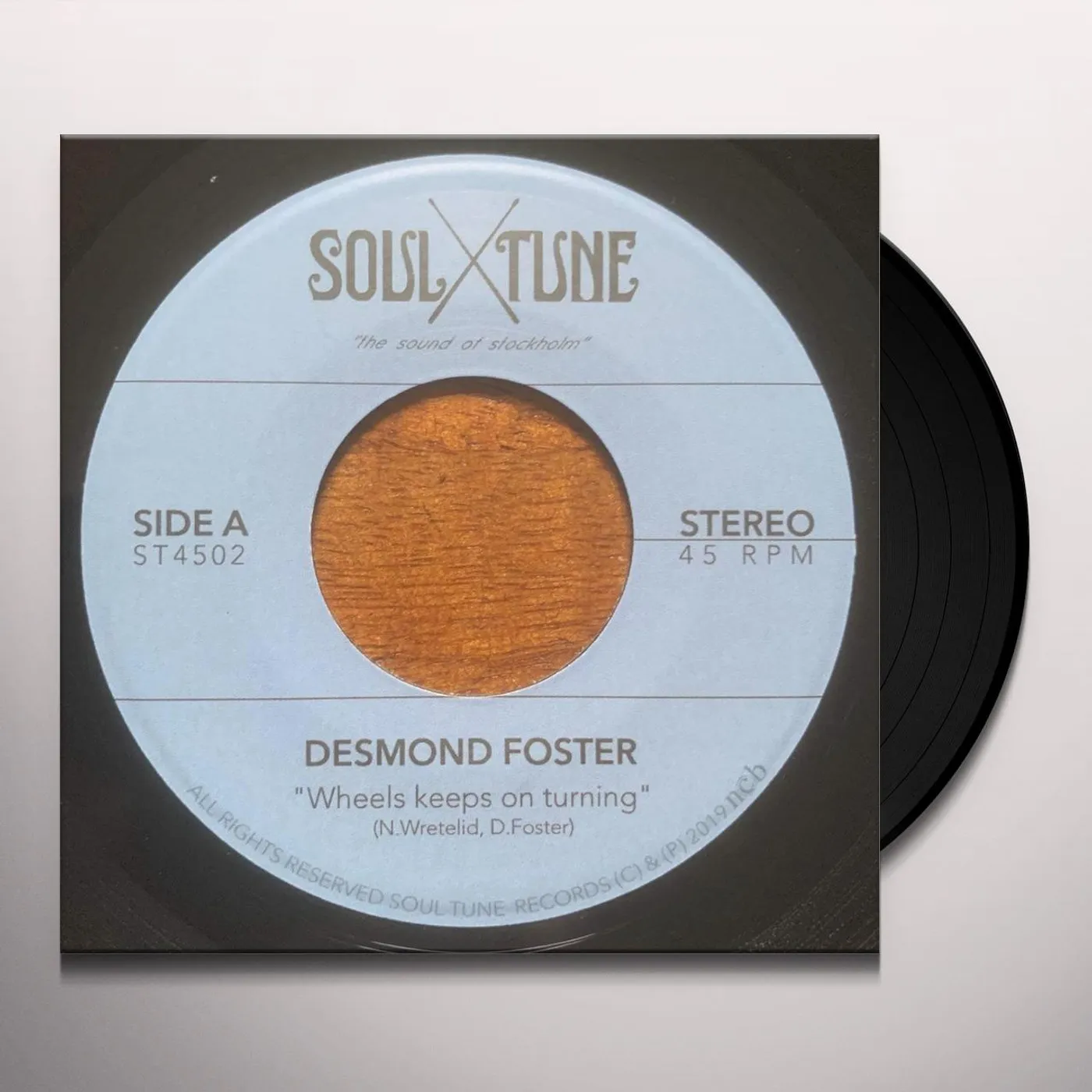 Desmond Foster Wheels Keeps On Turning / Attitude Vinyl Record