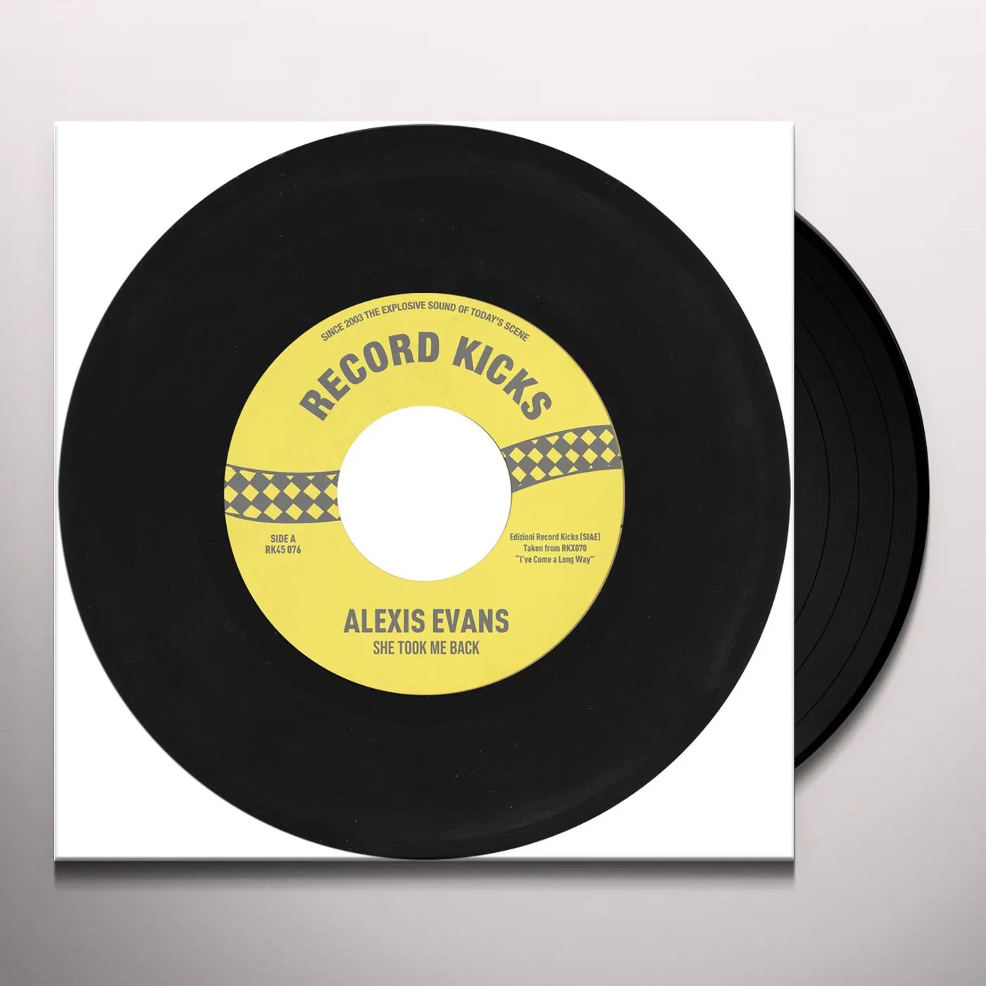 Alexis Evans She Took Me Back/It's All Over Now Vinyl Record