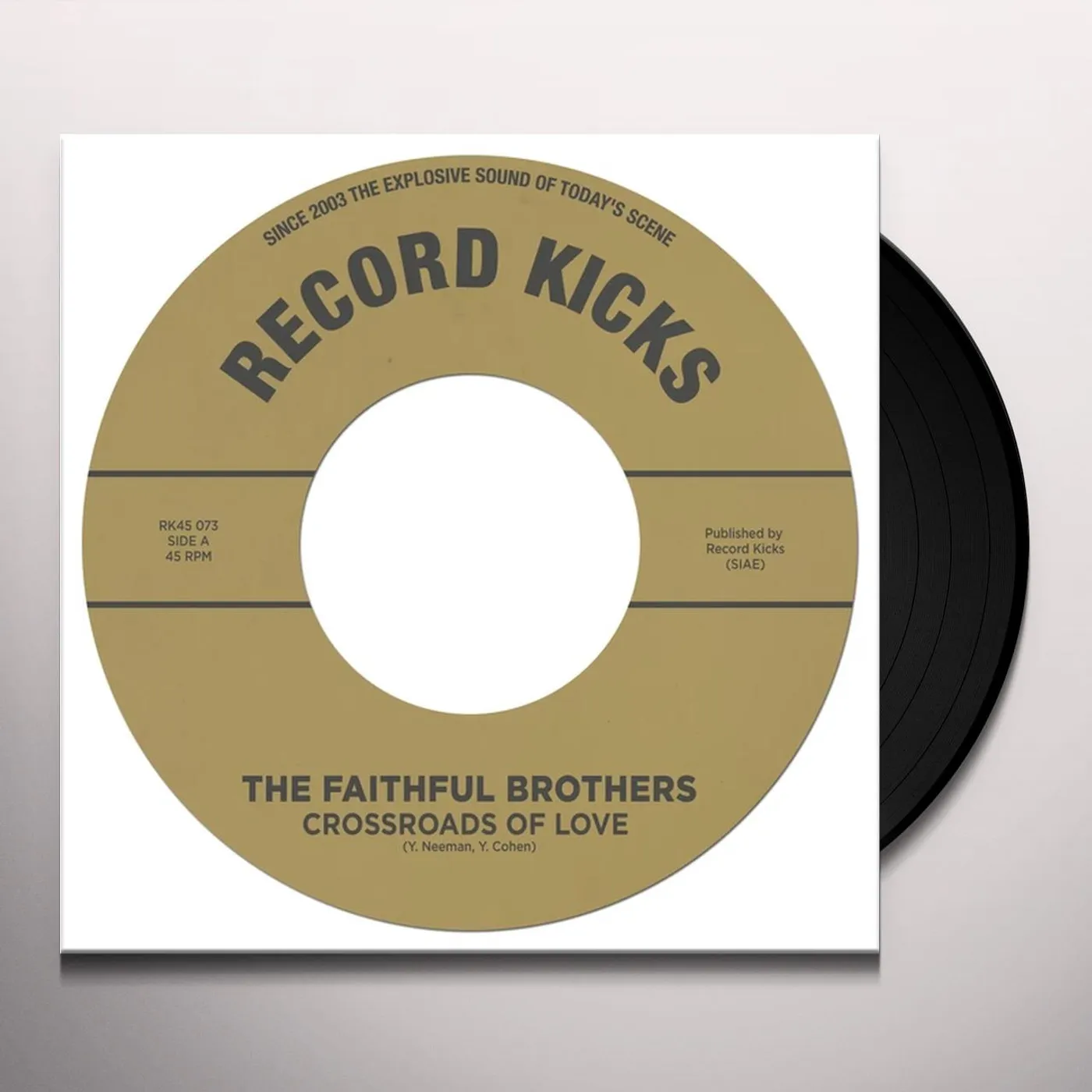 The Faithful Brothers Crossroads Of Love / Ome More Time Vinyl Record