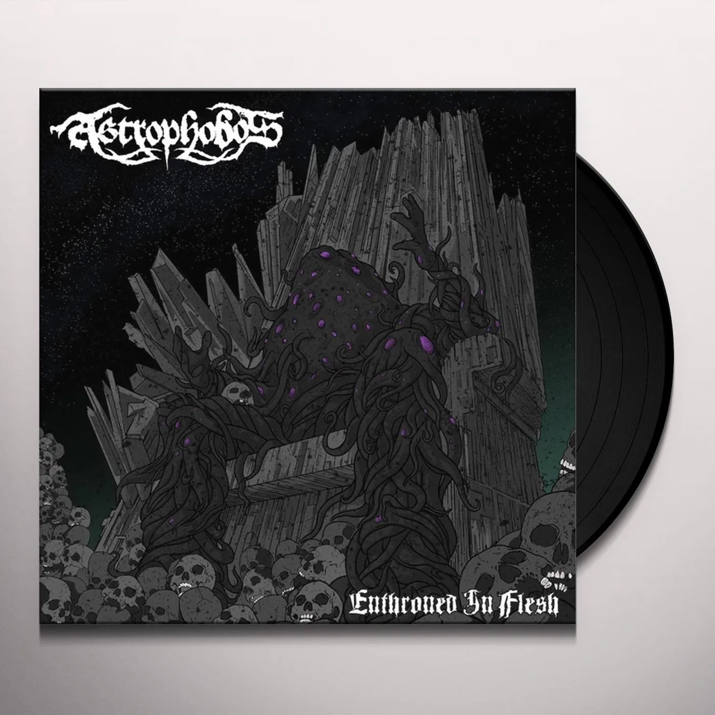 Astrophobos Enthroned In Flesh Vinyl Record