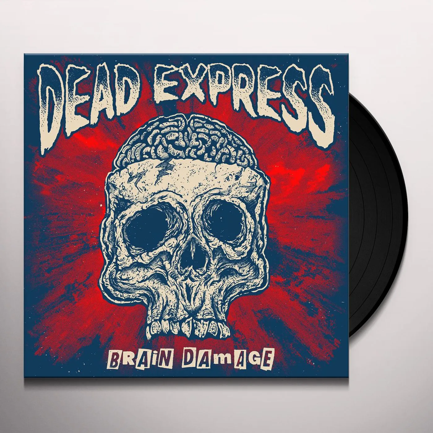 Dead Express Brain Damage Vinyl Record
