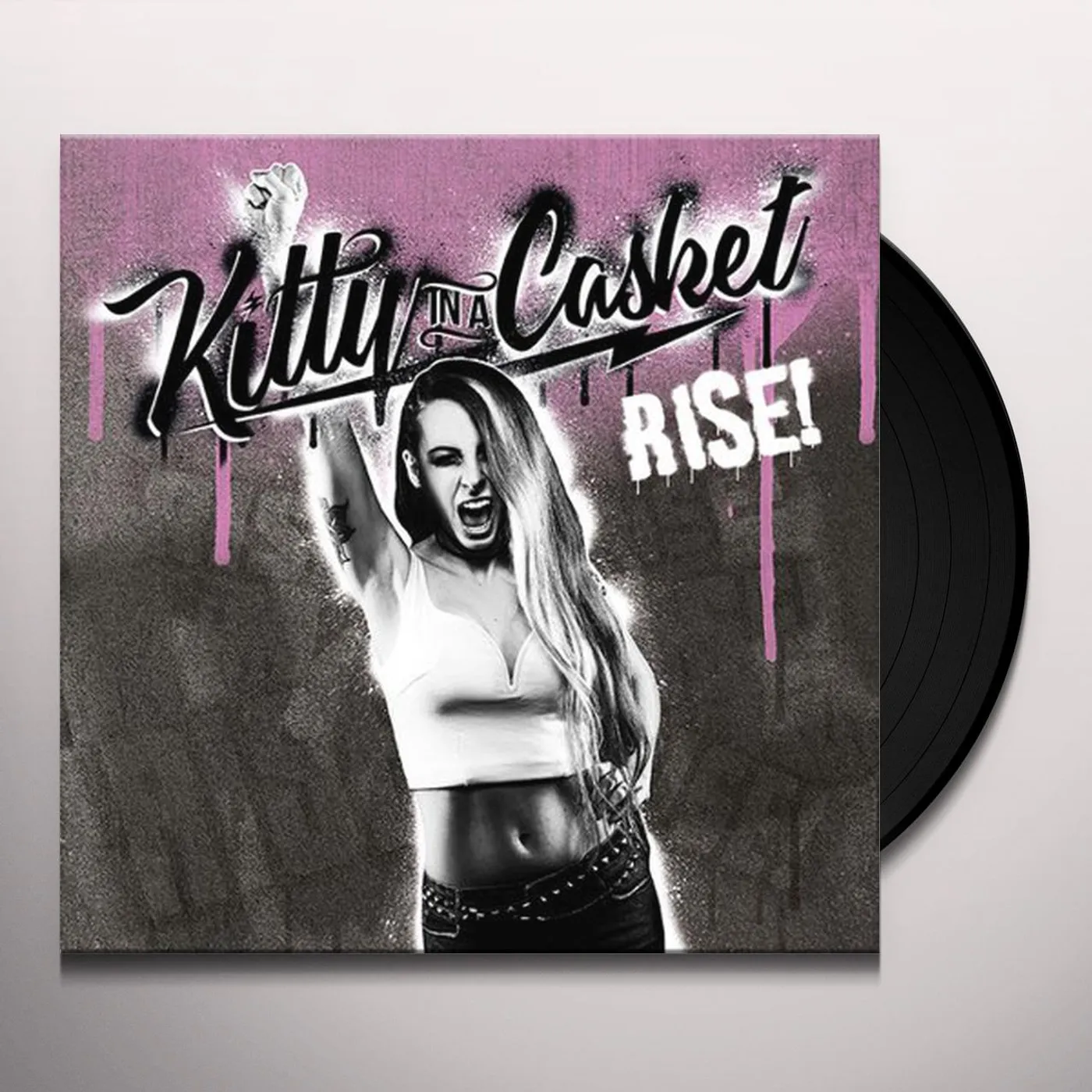 Kitty In A Casket Rise Vinyl Record