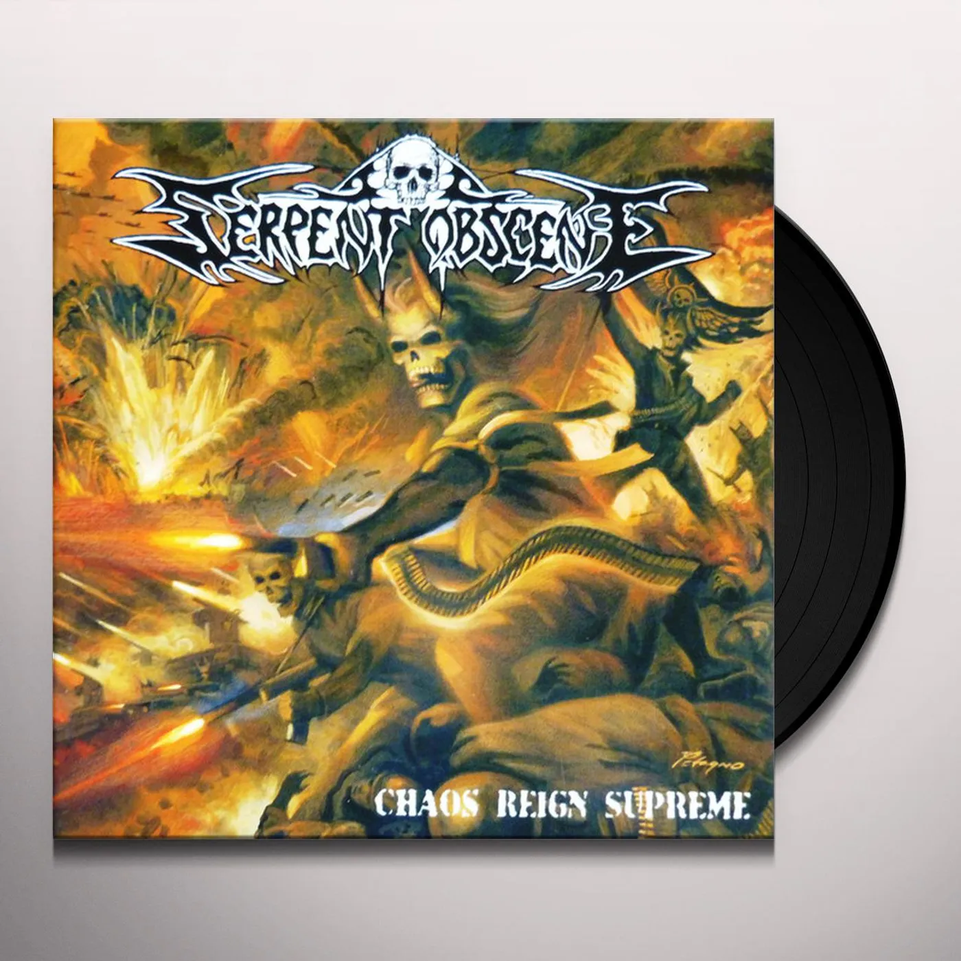 Serpent Obscene Chaos Reign Supreme Vinyl Record