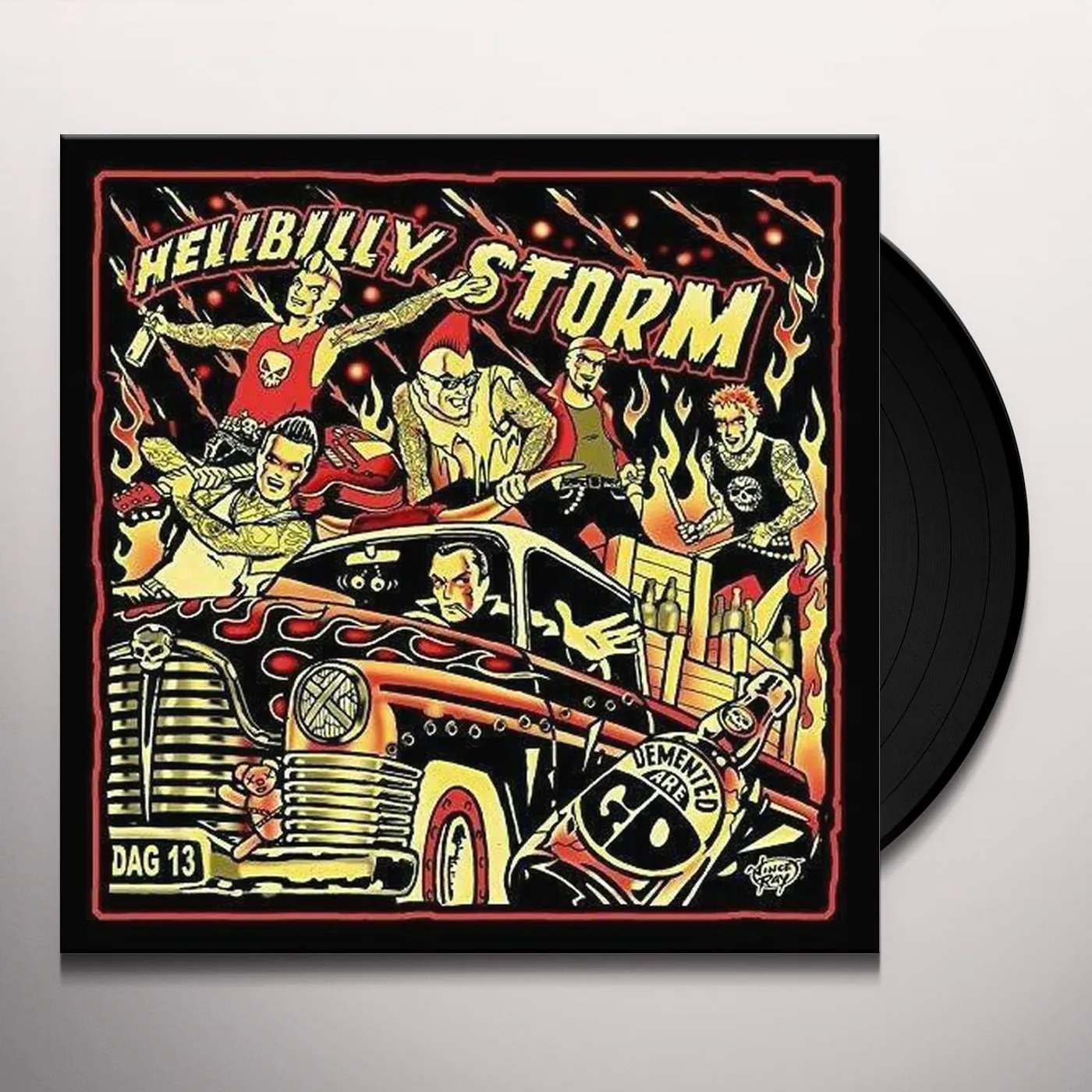 Demented Are Go Hellbilly Storm Vinyl Record