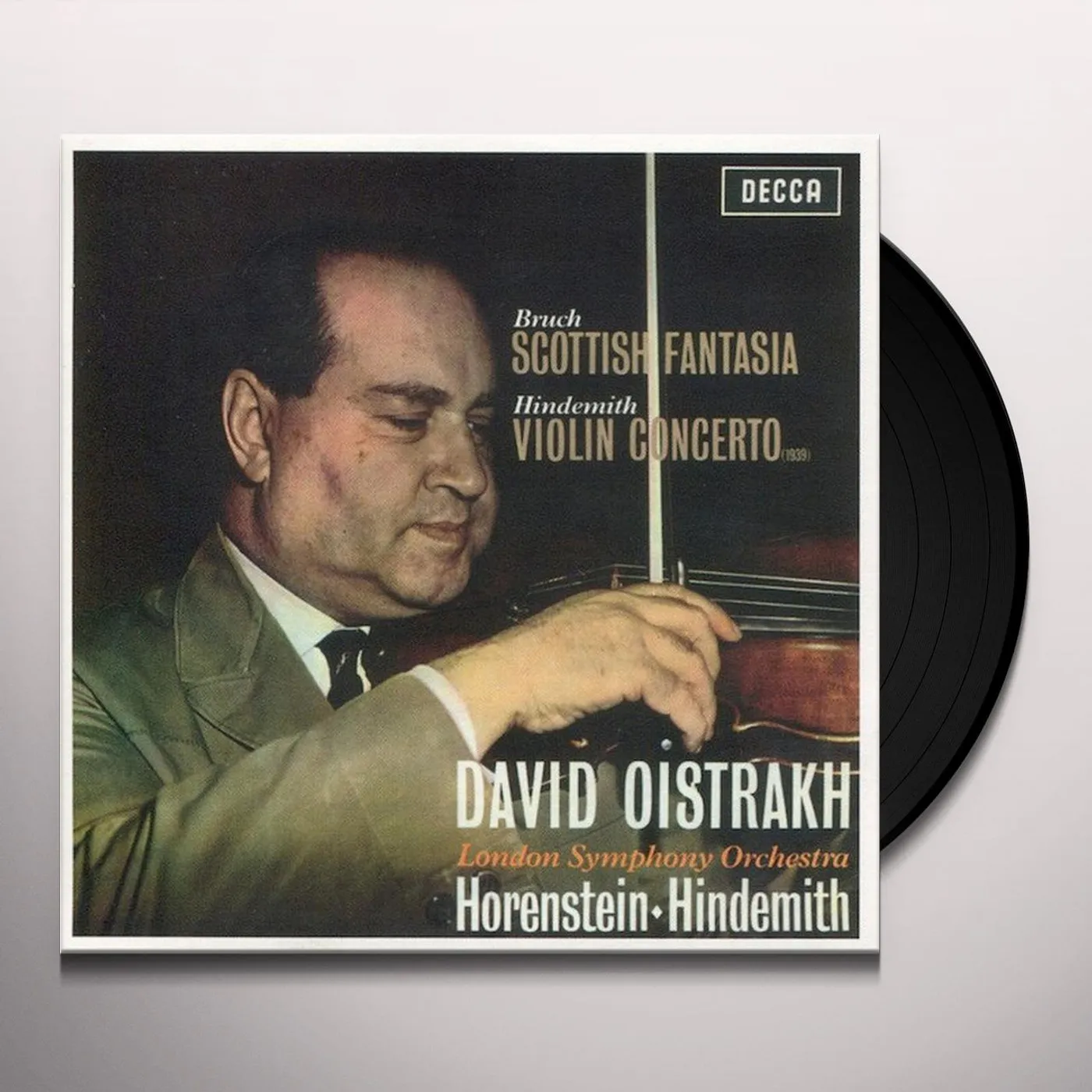 David Oistrakh Bruch/Hindemith: Scottish Fantasia/Violin Concerto Vinyl Record
