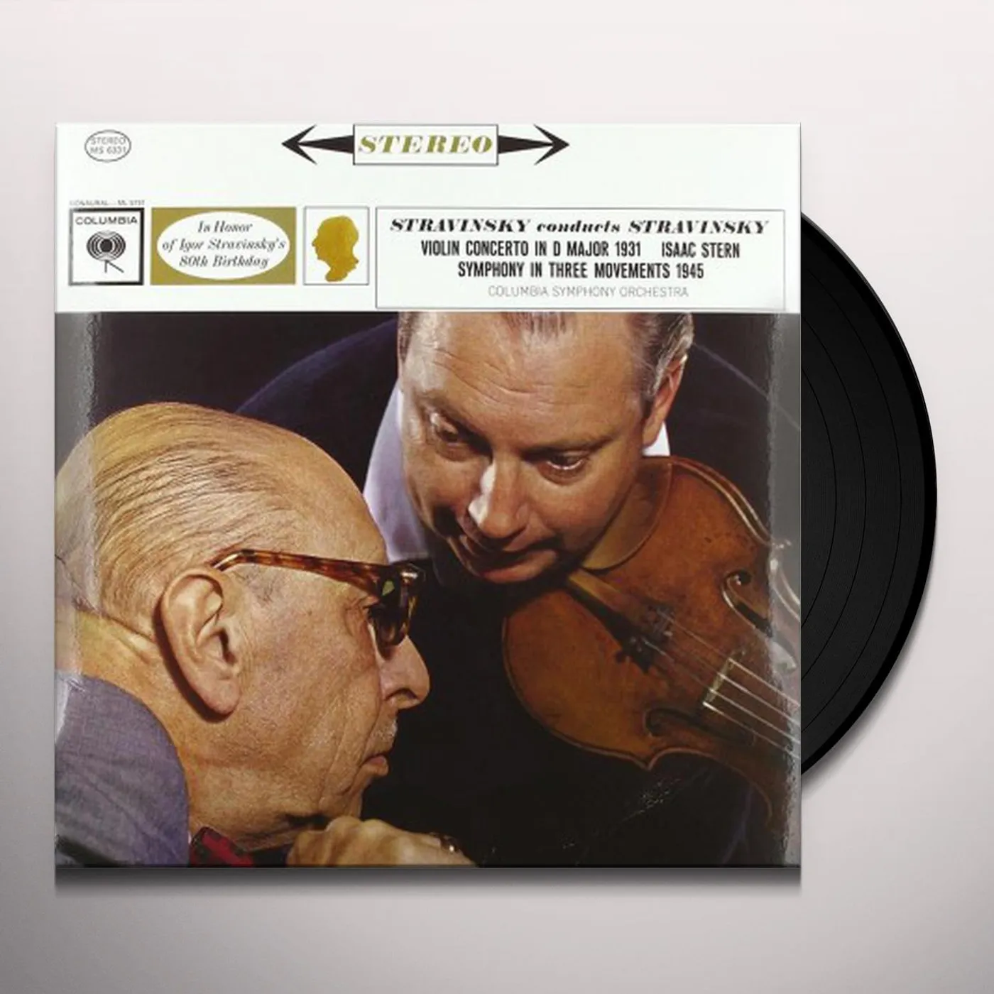 Igor Stravinsky Conducts Stravinksy Vinyl Record