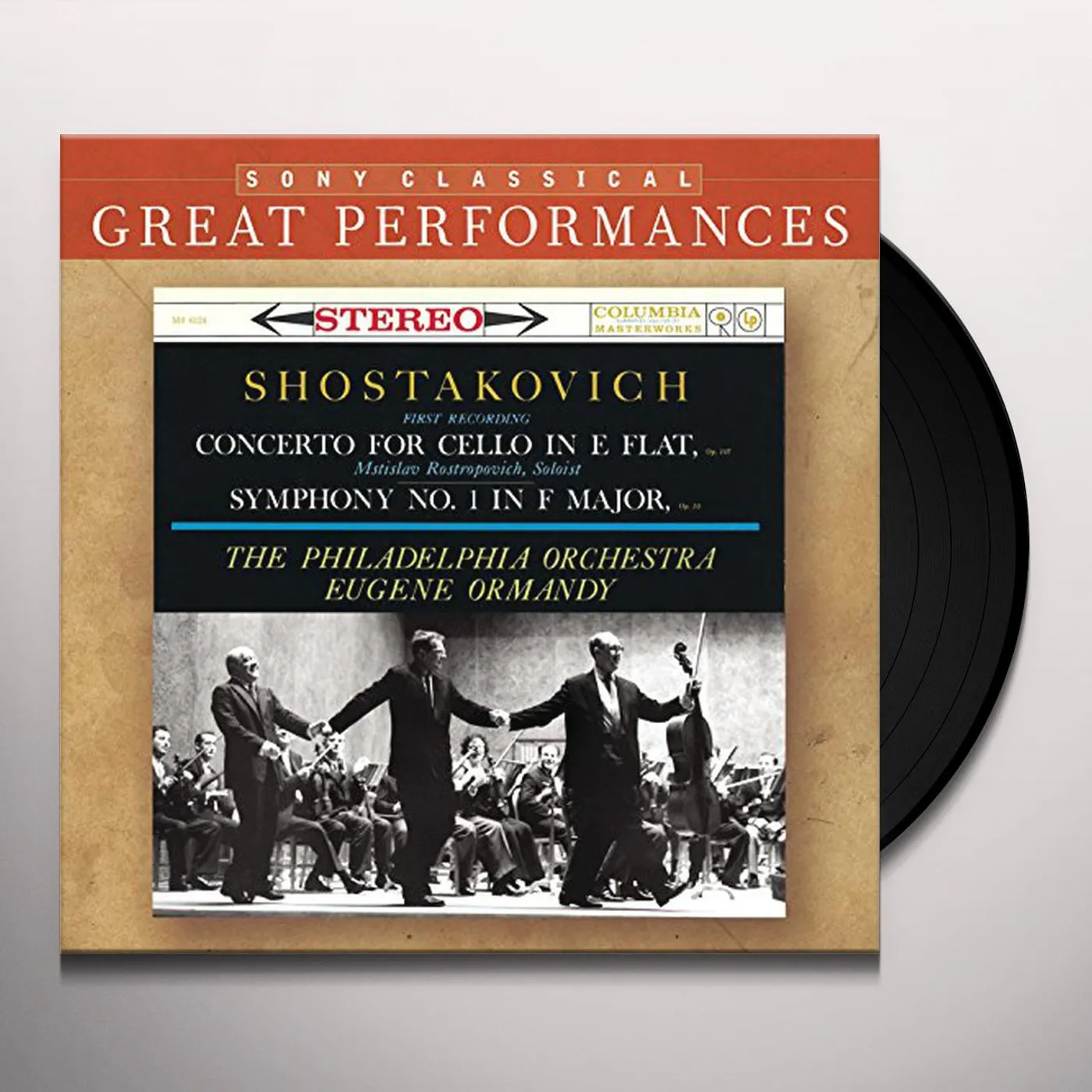 Eugene Ormandy Shostakovich: Concerto for Cello in E Flat Vinyl Record