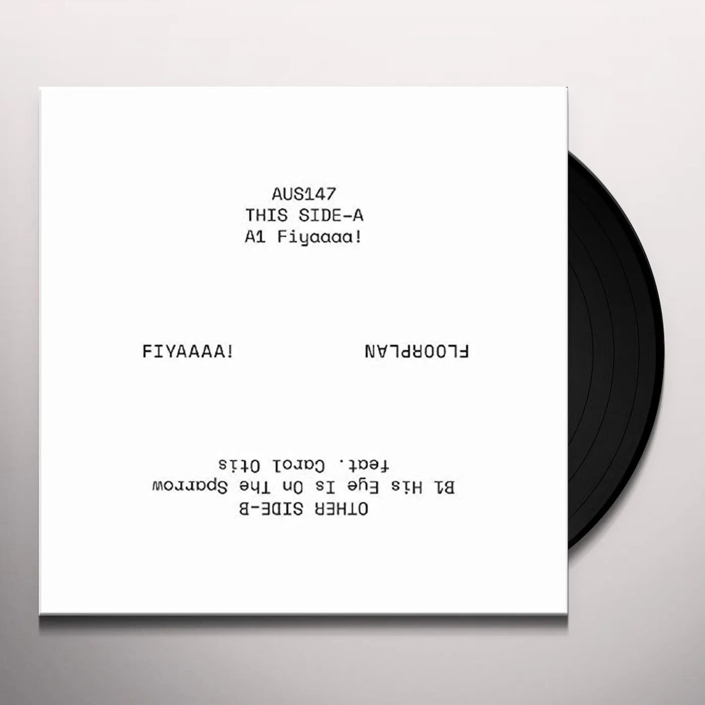 Floorplan Fiyaaaa/his eye is on the sparrow (feat. carol otis) Vinyl Record