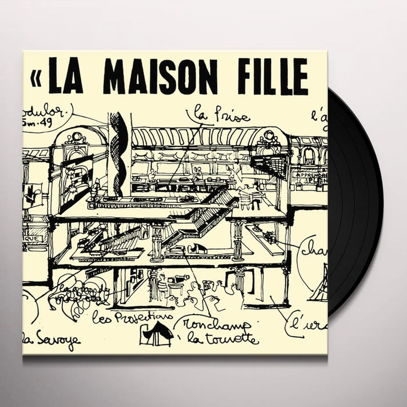 François Tusques La Maison Fille Du Soleil Vinyl Record
