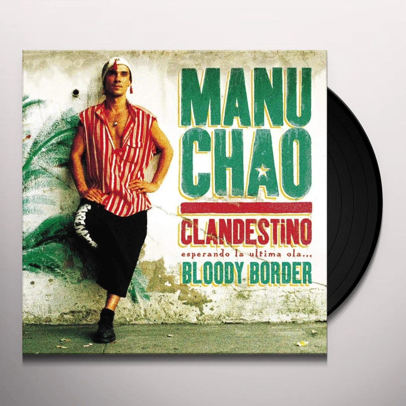 Manu Chao Clandestino/Bloody Border Collector Vinyl Record
