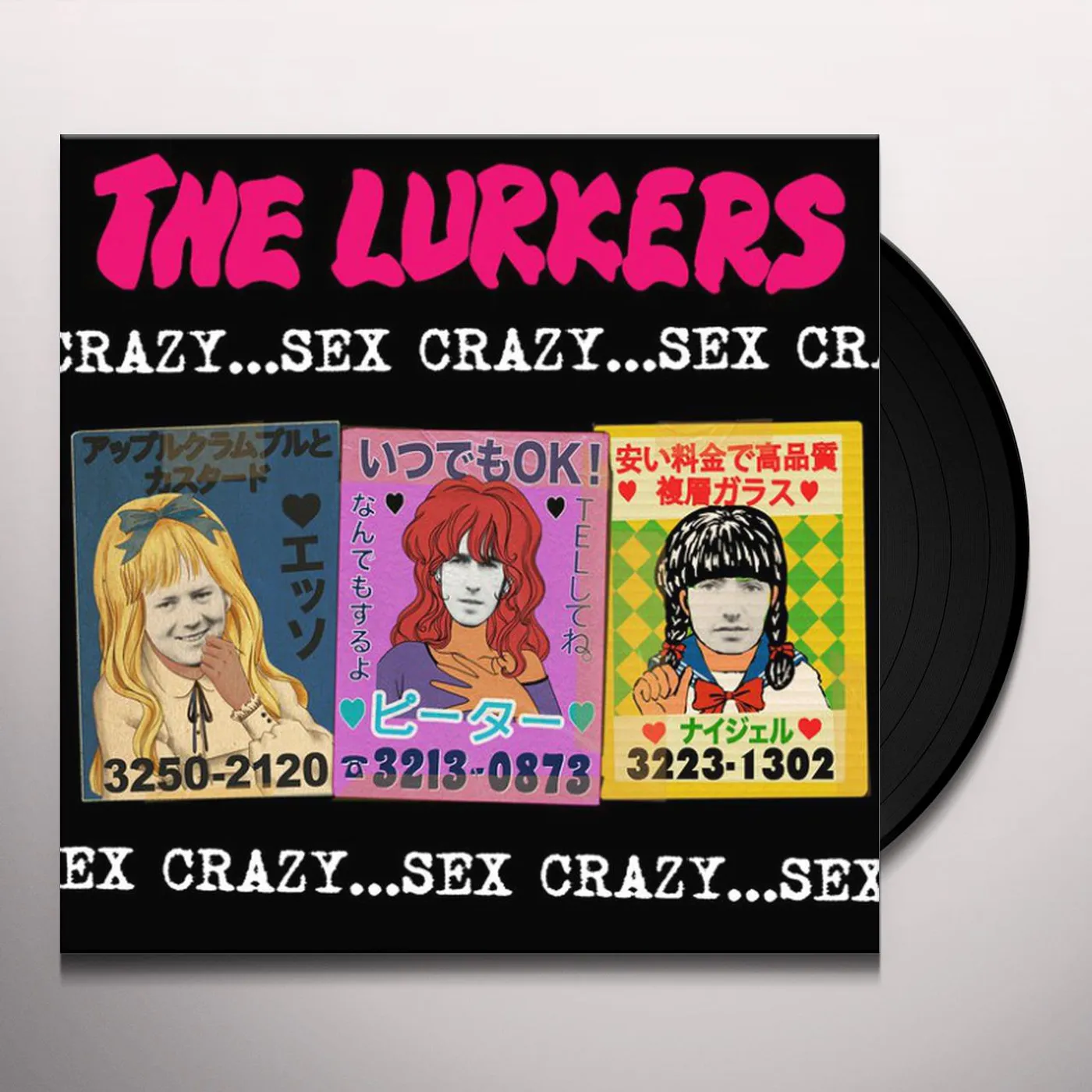 The Lurkers Sex Crazy Vinyl Record
