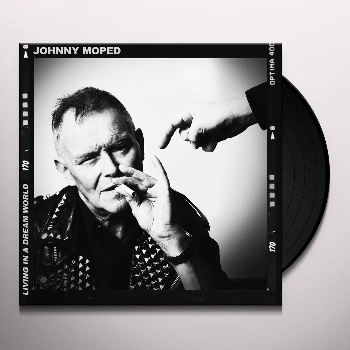 Johnny Moped Living In A Dream World Vinyl Record