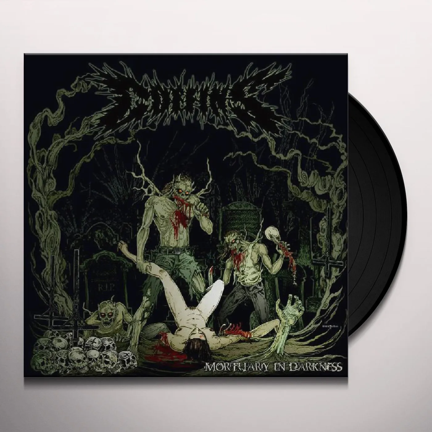 Coffins Mortuary In Darkness Vinyl Record