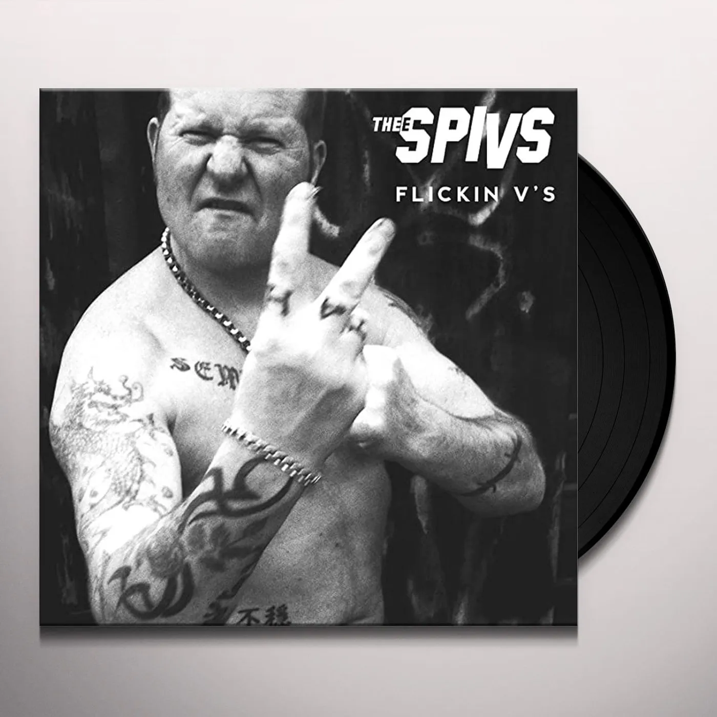 Thee Spivs Flickin V's B/W Safety Pin Stu Ck In My Vinyl Record