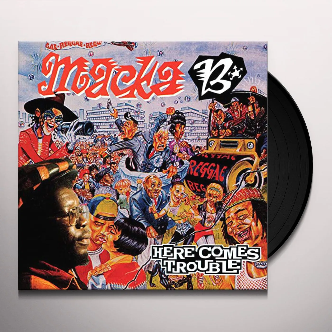 Macka B Here Comes Trouble Vinyl Record