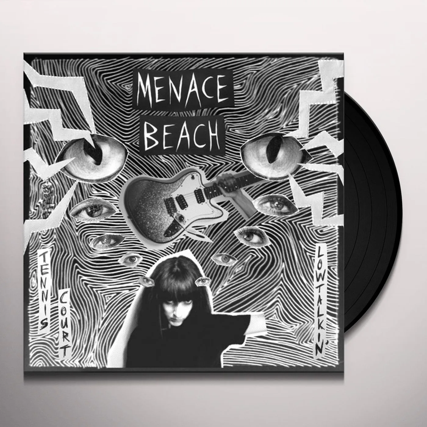 Menace Beach Tennis Court / Lowtalkin'   7 Vinyl Record