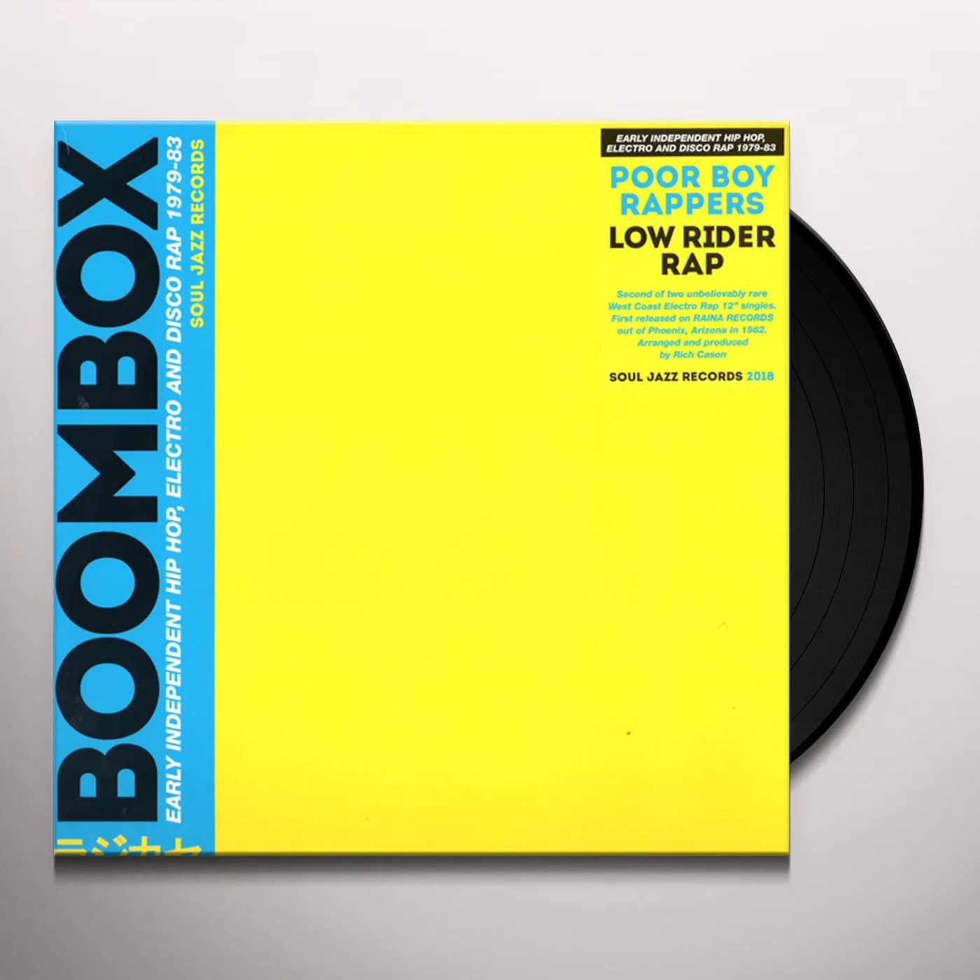 Poor Boy Rappers Low Rider Rap 12 Vinyl Record