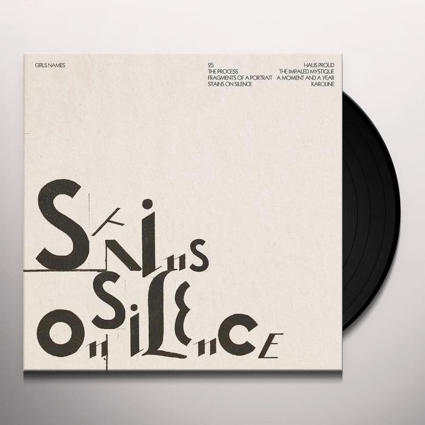 Girls Names Stains On Silence Vinyl Record