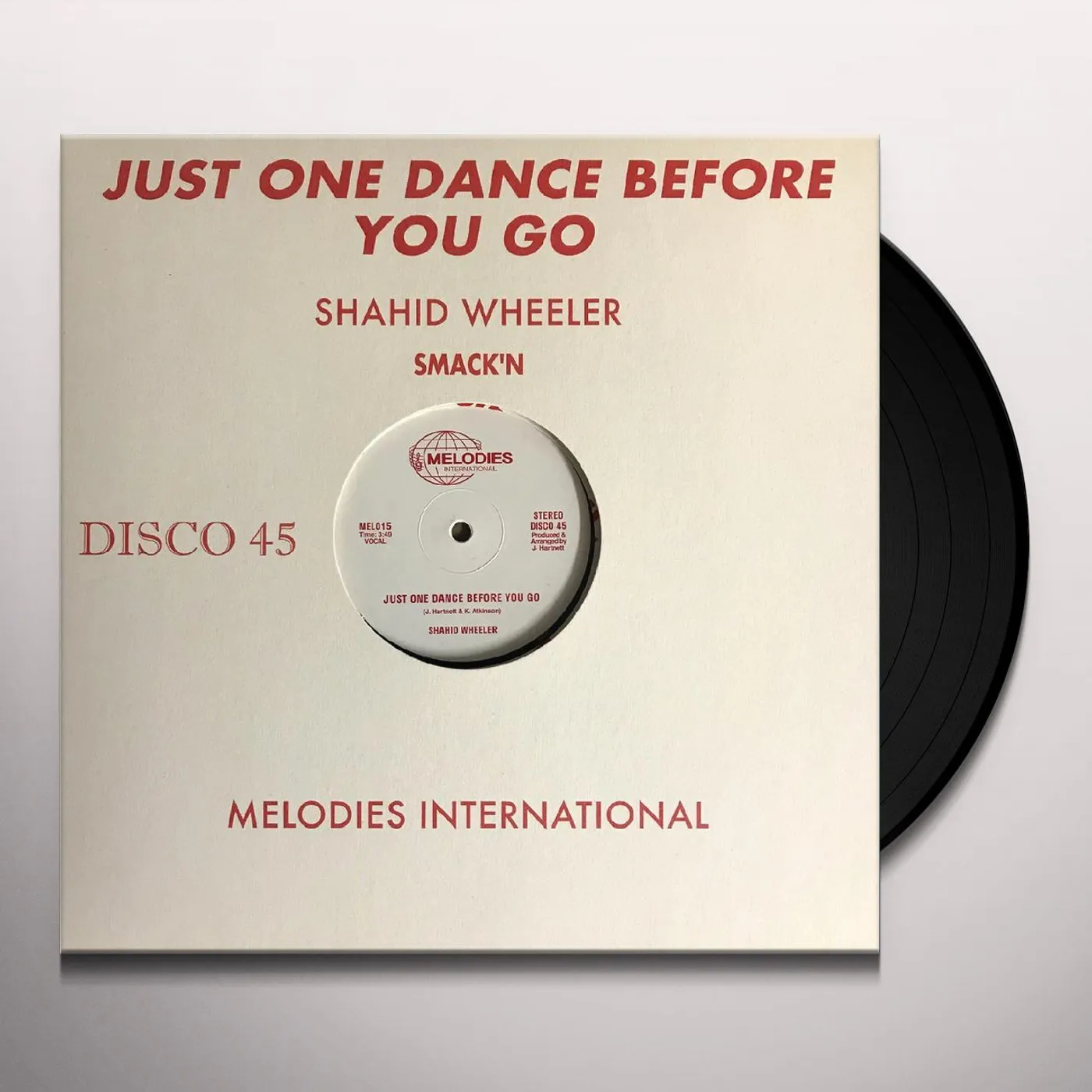 Shahid Wheeler Just One Dance Before You Go Vinyl Record