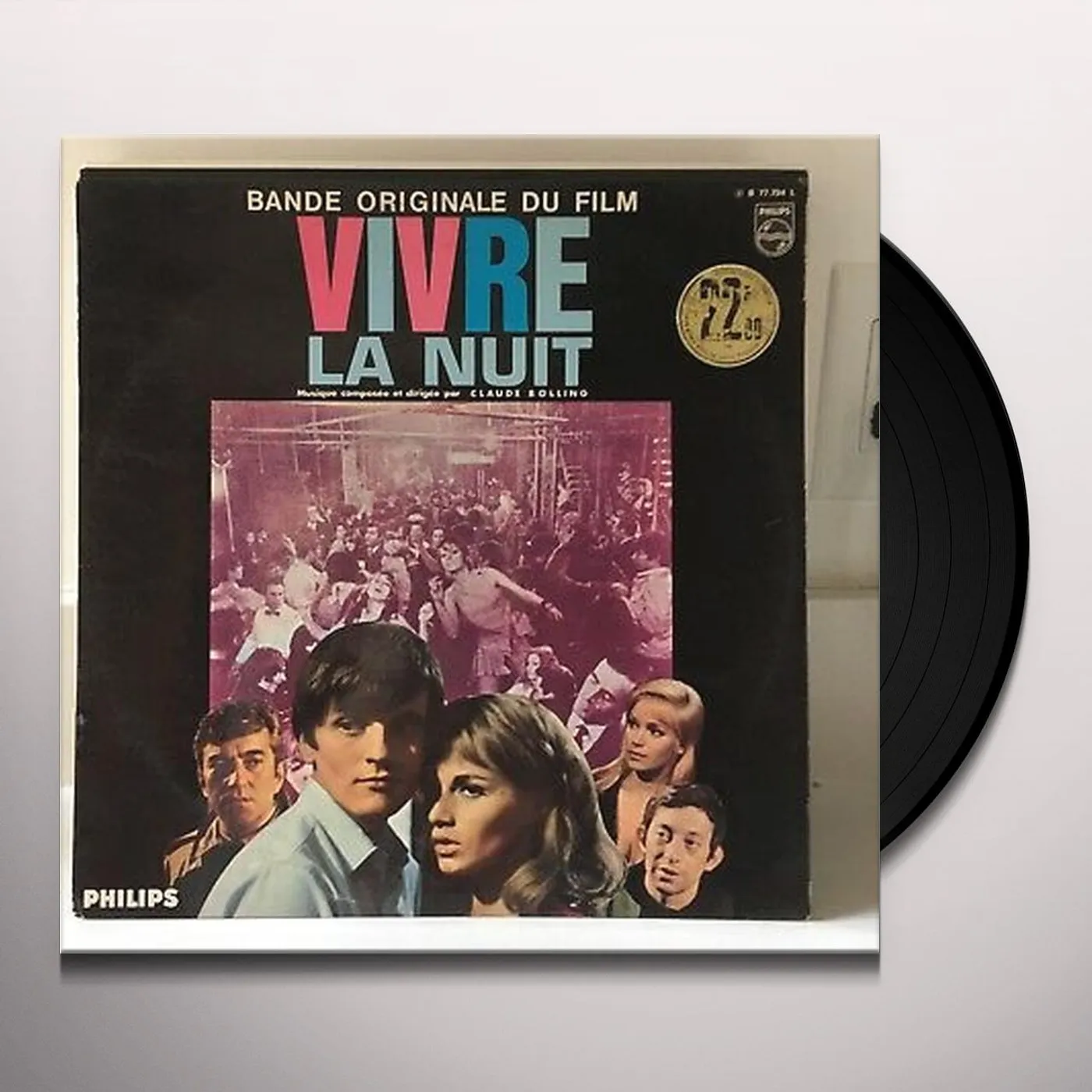 Claude Bolling VIVRE LA NUIT (FRA) Vinyl Record