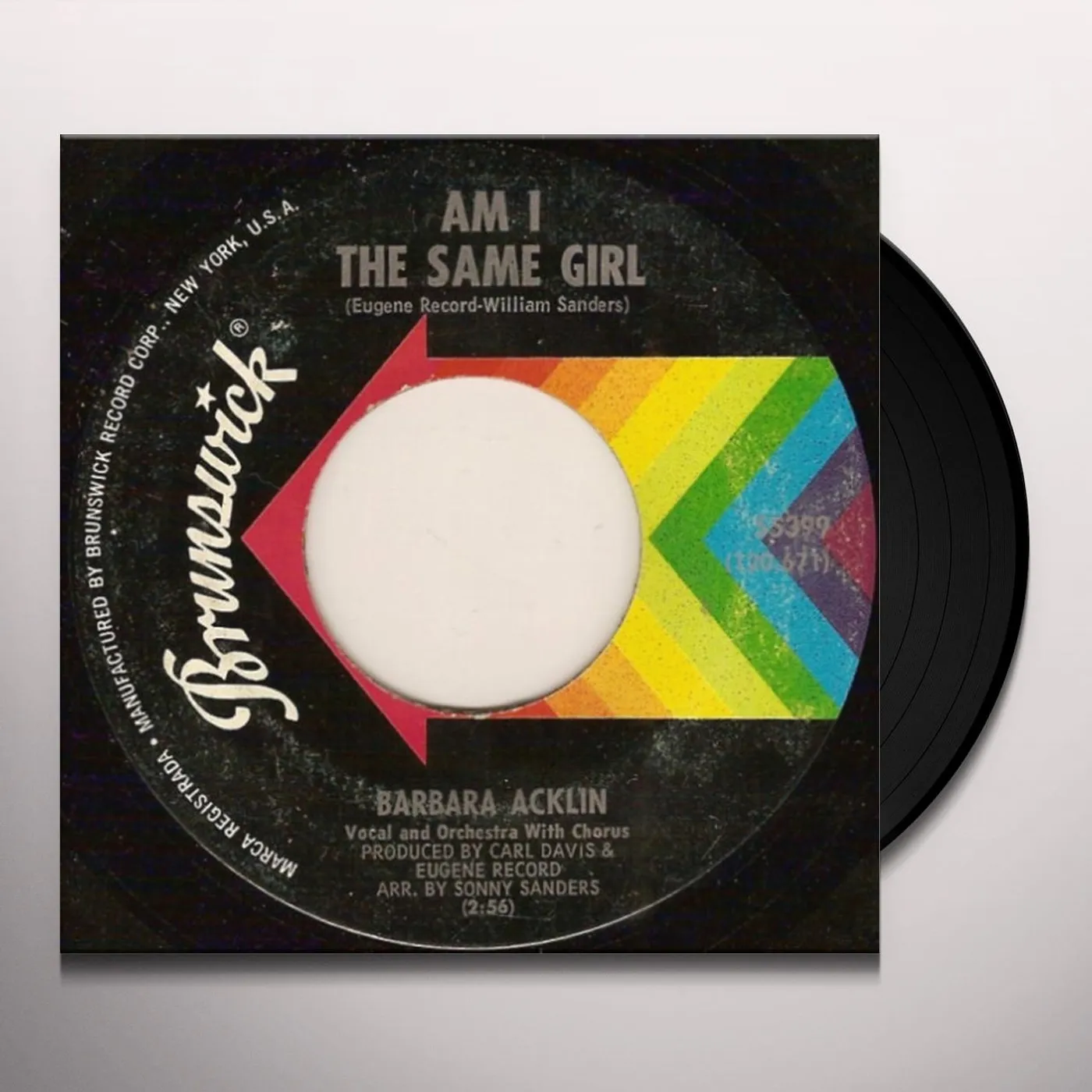 Barbara Acklin AM I THE SAME GIRL Vinyl Record - UK Release